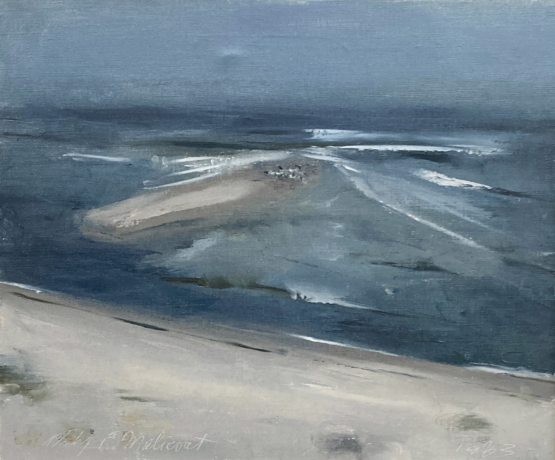 Sandbar, Backshore by Philip  C Malicoat