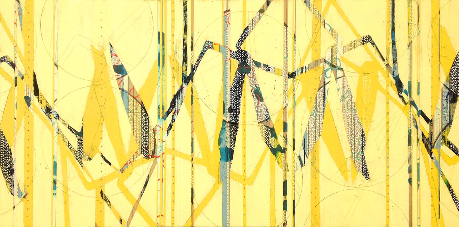 A Yellow Abstract Piece By Nina Tichava Available At Gallery Wild