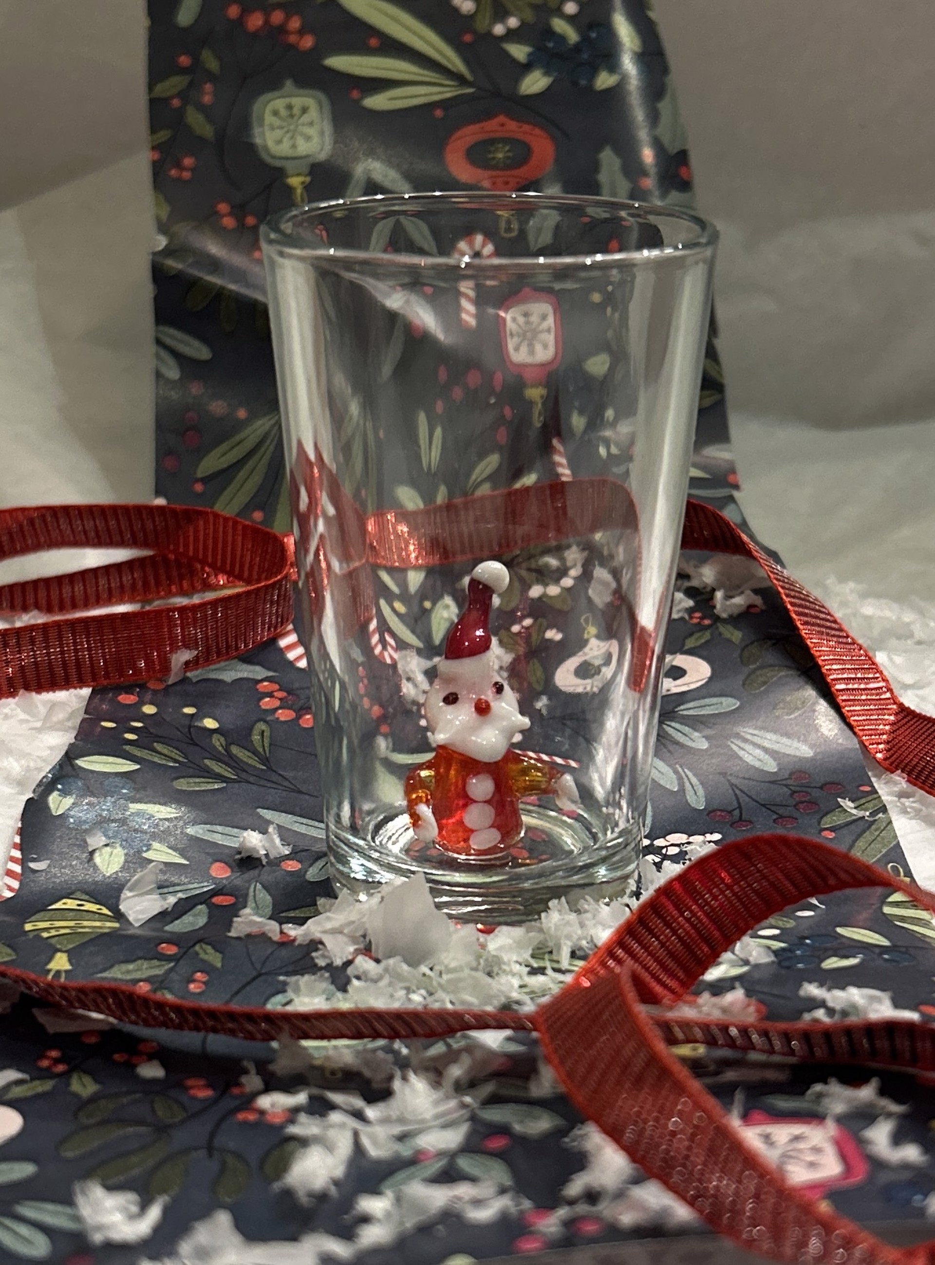 Santa Shotglass by Adamoart