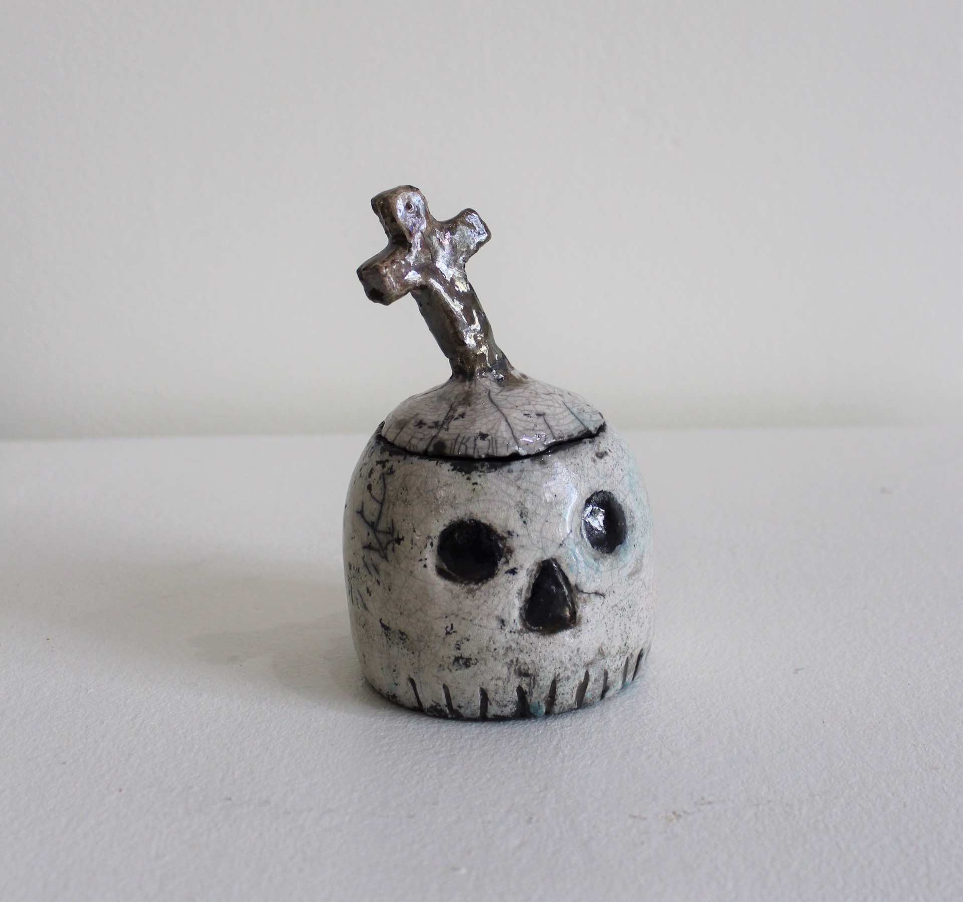 Skull Jar 1  by Pat Benard