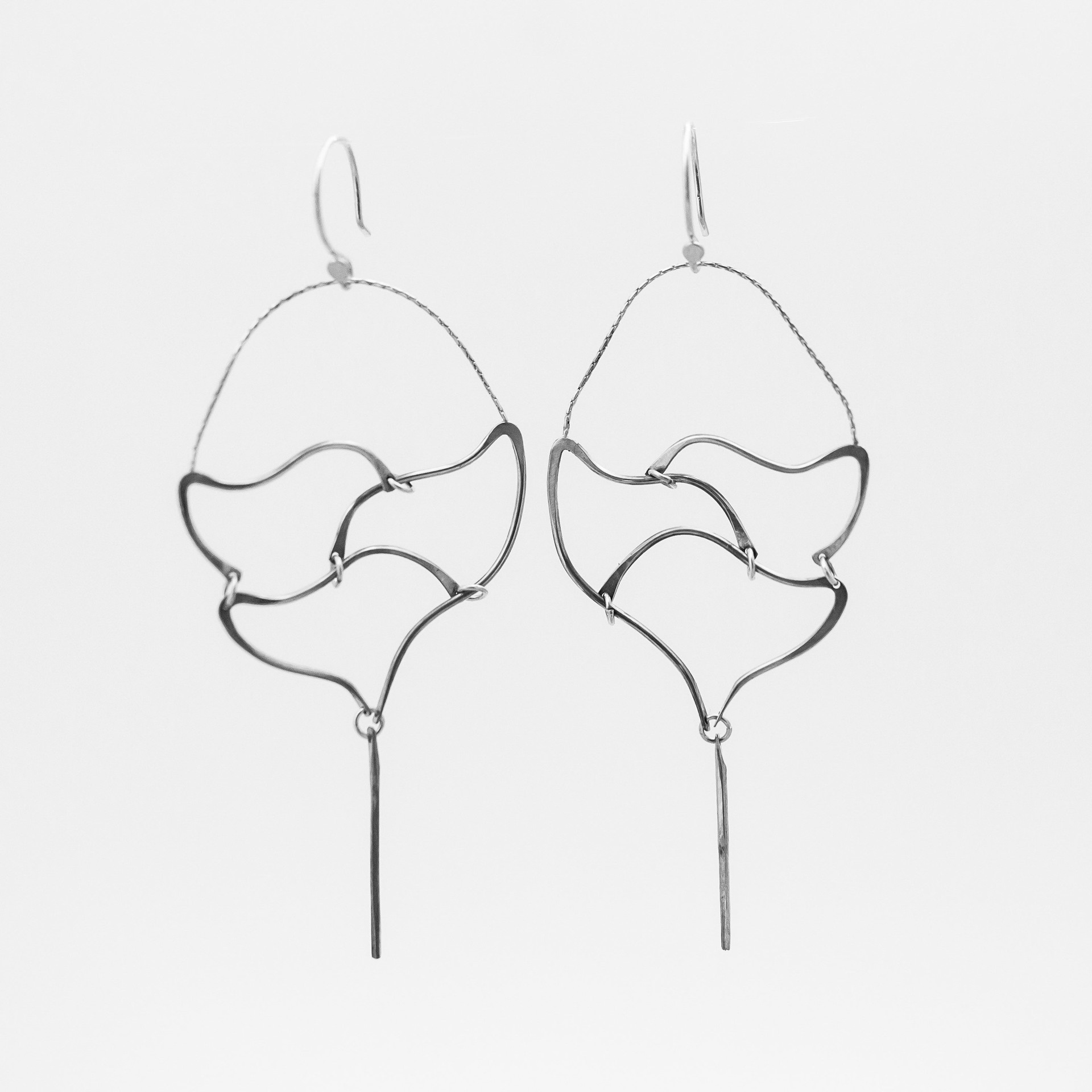 Agave Earrings - Silver by Clementine & Co. Jewelry