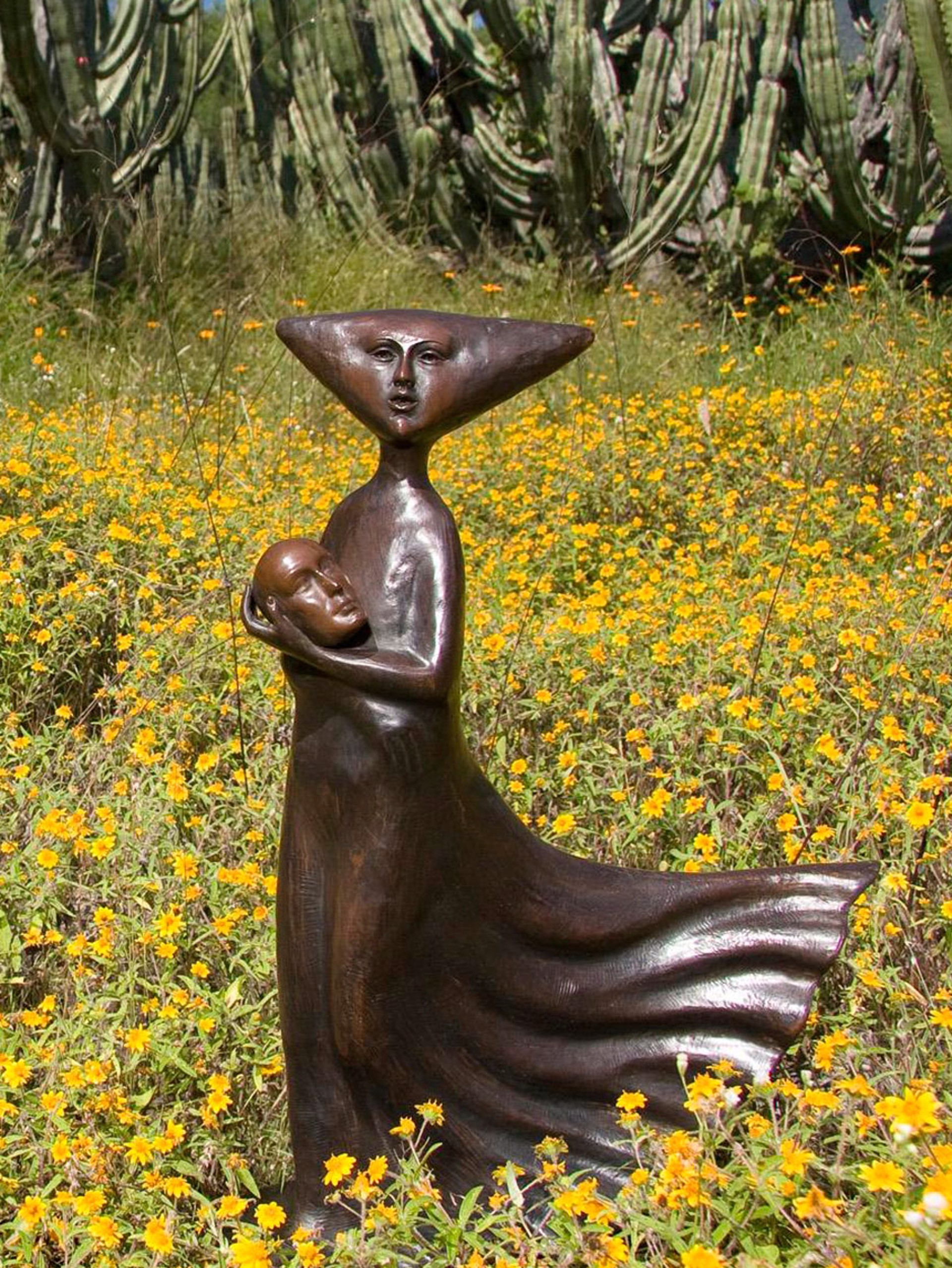 Salome - small by Sergio Bustamante (sculptor)