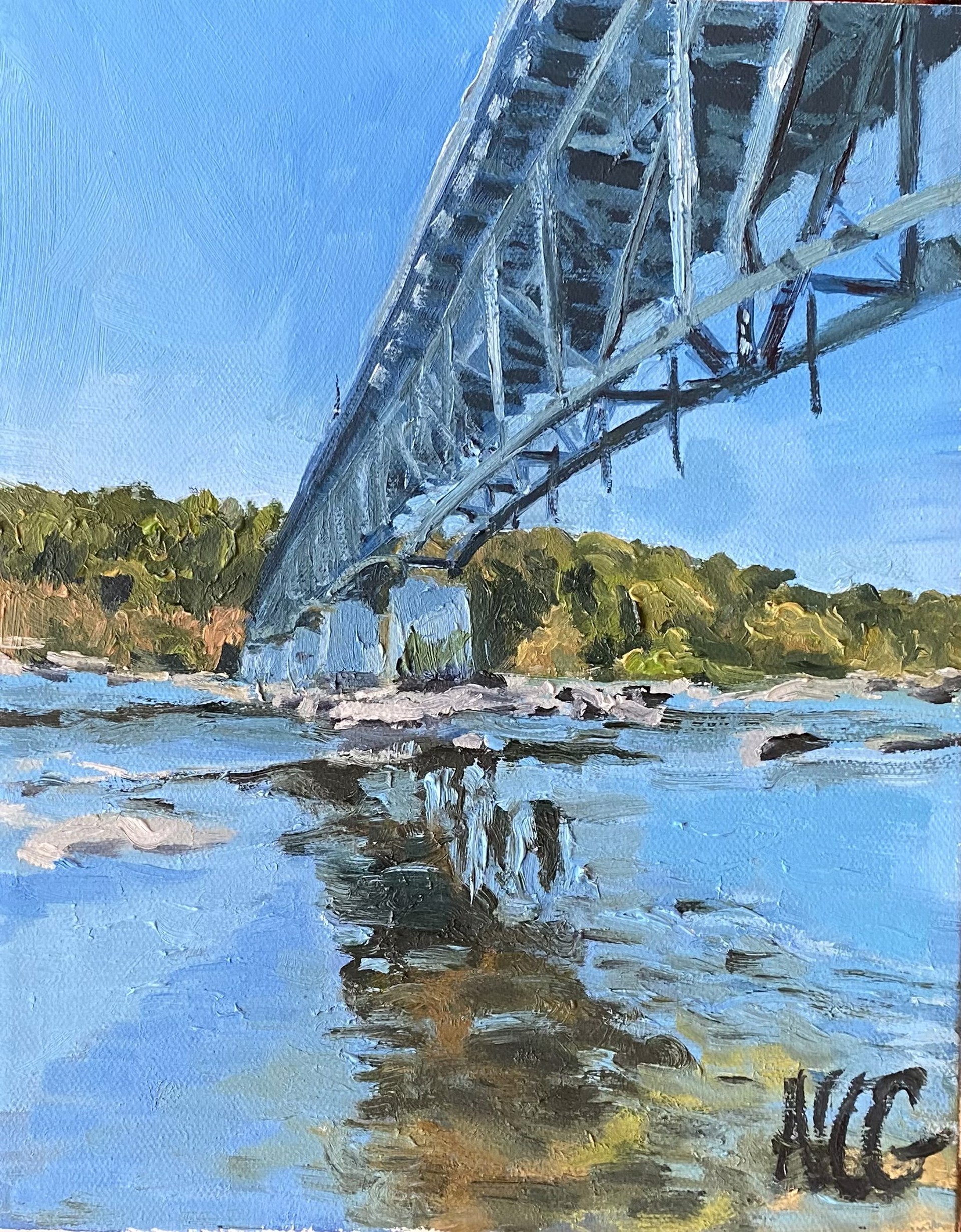 Bridge over the James by Natalie Colleen Gates