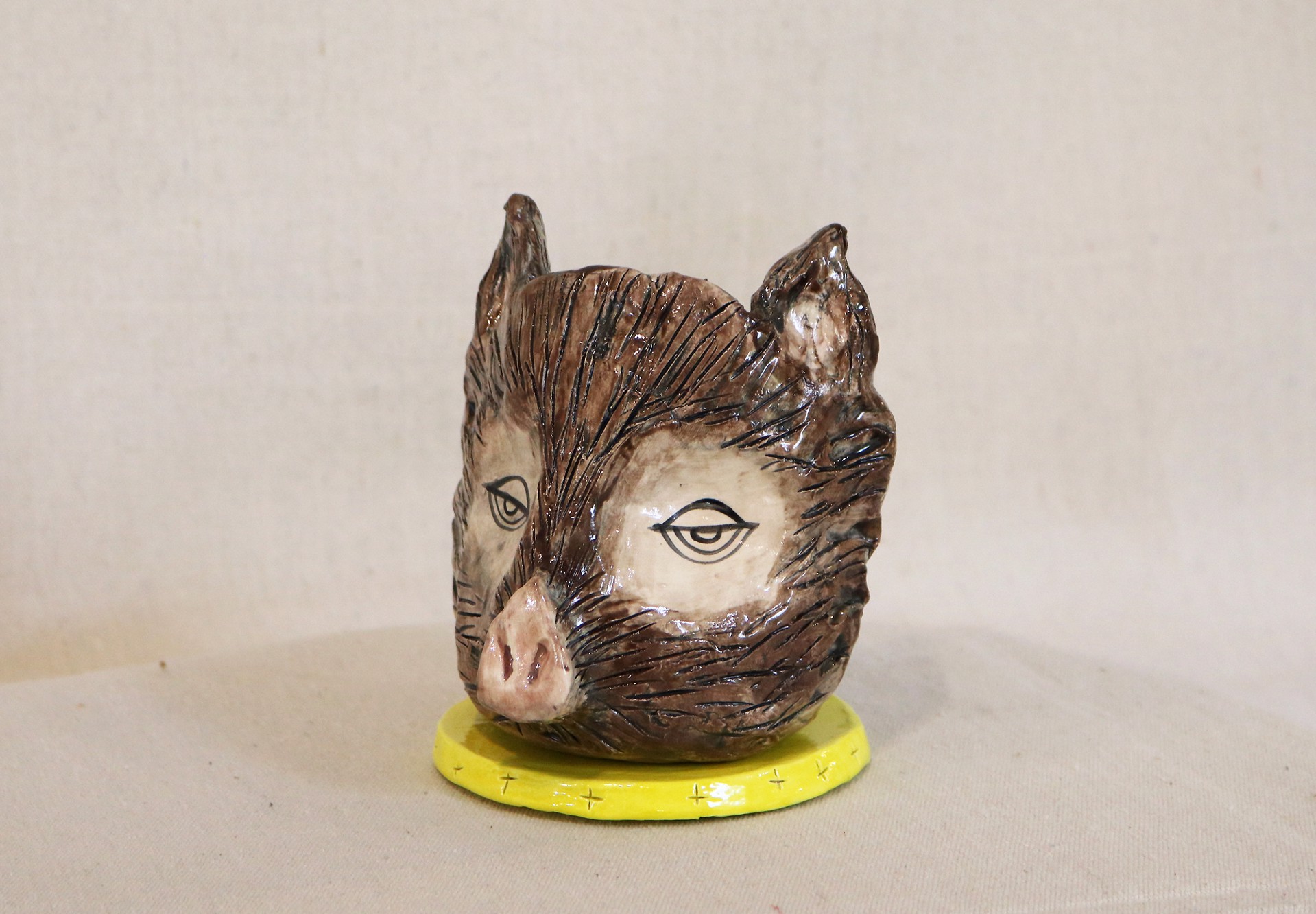 Javelina Succulent Planter By Andrea Kashanipour Art One Gallery Inc javelina-succulent-planter-by-andrea-kashanipour-art-one-gallery-inc
