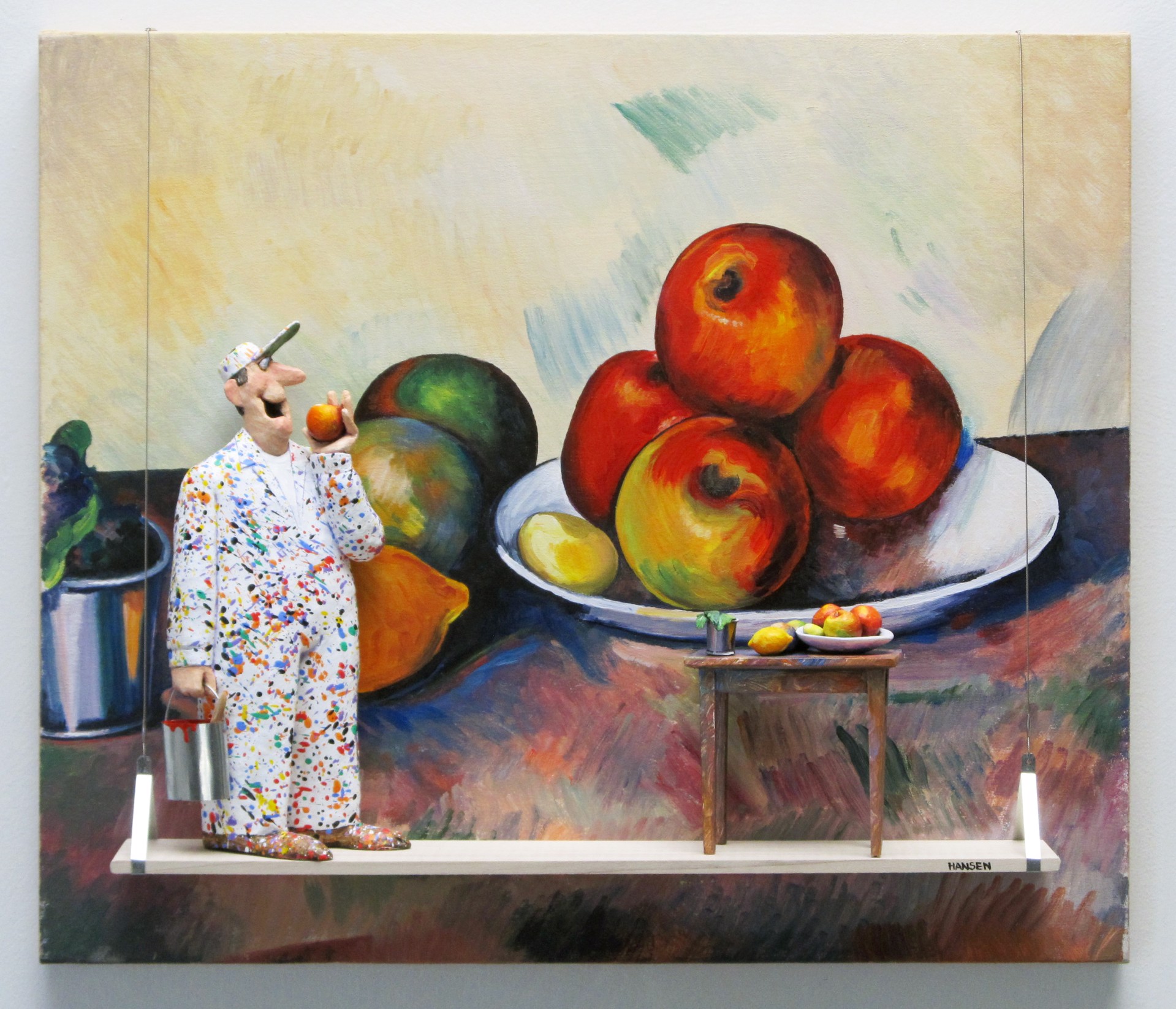 Still Life with Apples (Cezanne) by Stephen Hansen