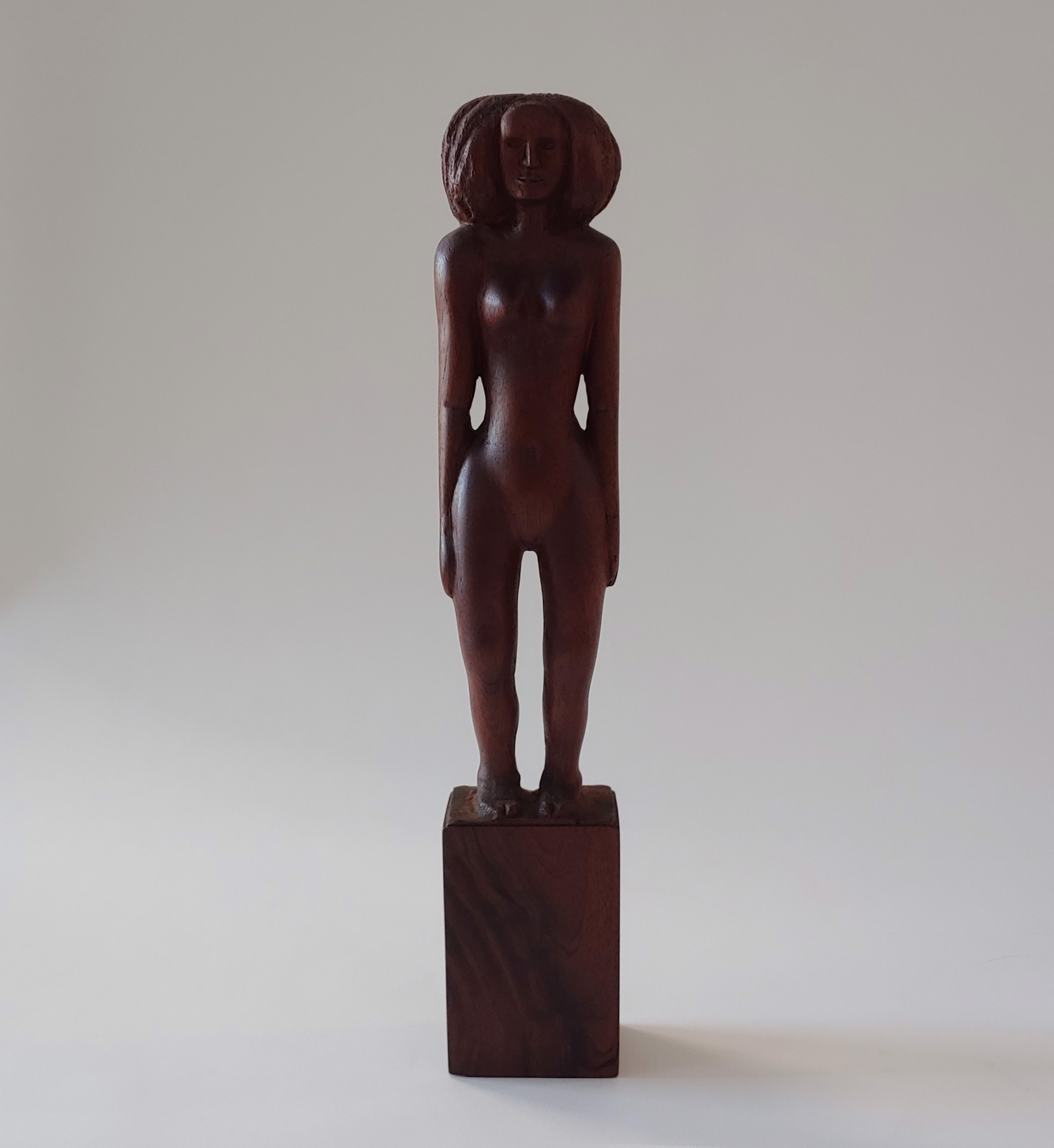 Twin (A) - - Wood Sculpture by David Amdur