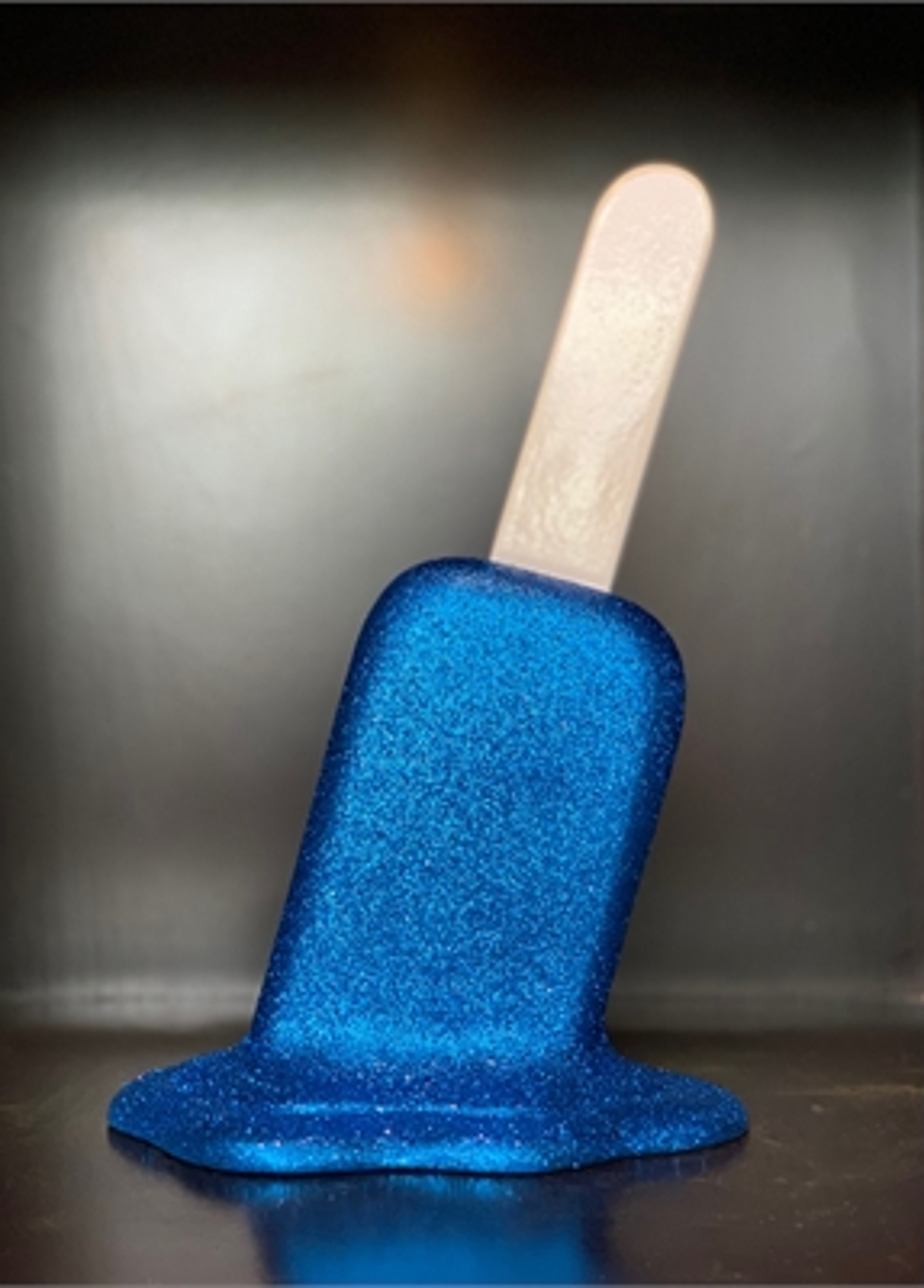 "The Sweet Life" Blue Sparkle Popsicle - Small by Elena Bulatova