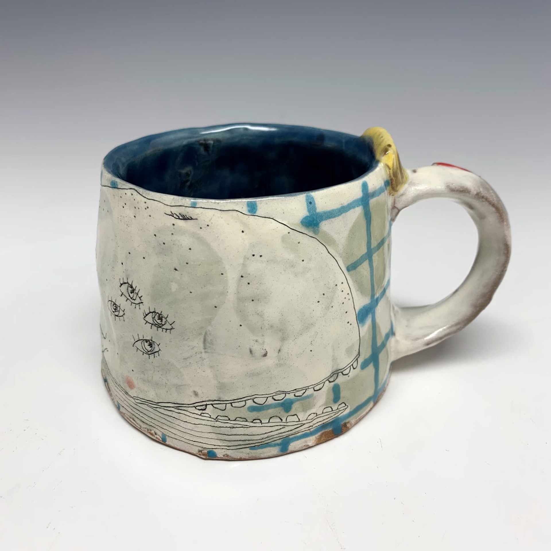 Whale mug by Lynne Hobaica