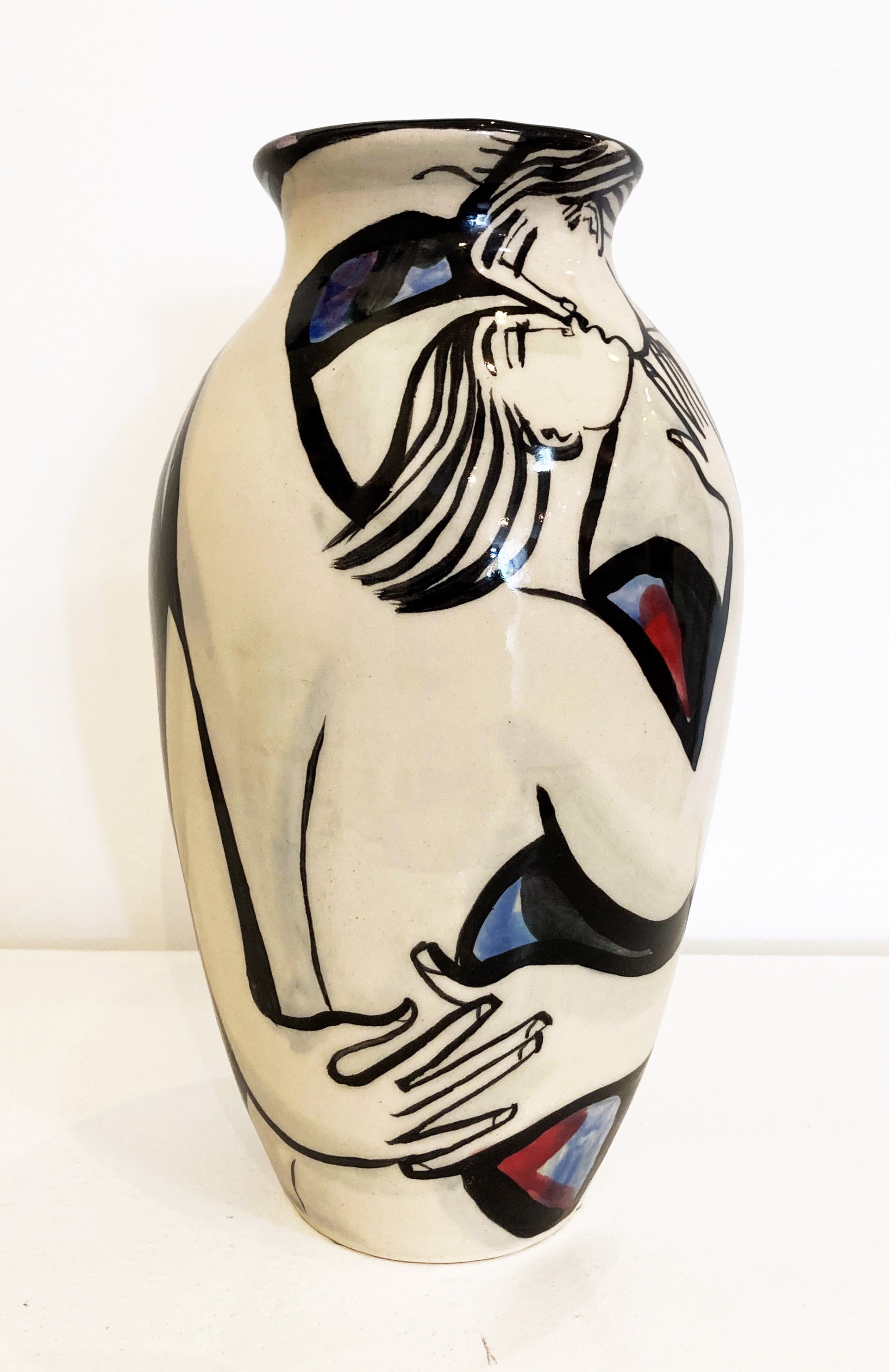 Kiss Vase by Ken and Tina Riesterer
