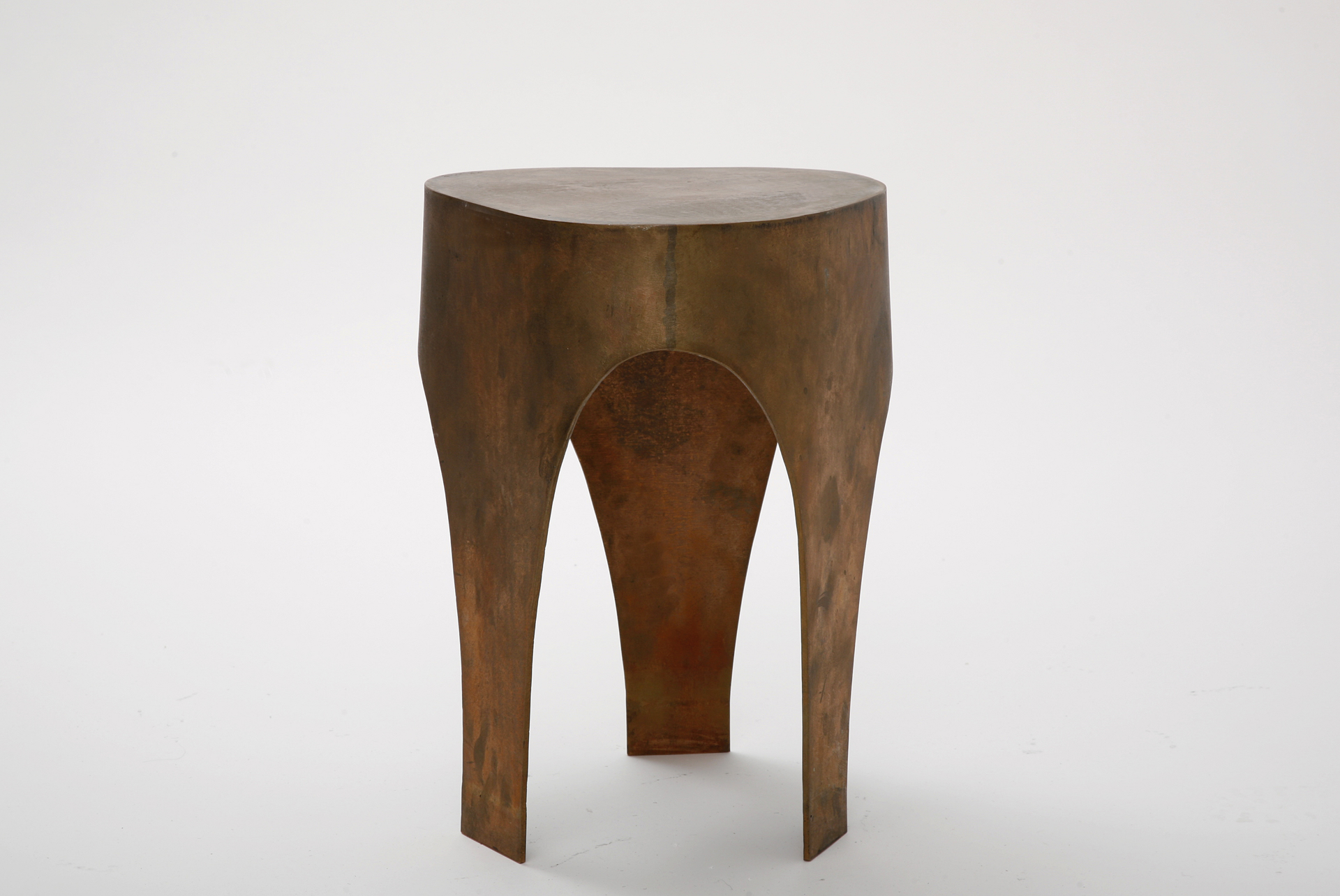 "Odalisque" Bronze stool by Jacques Jarrige
