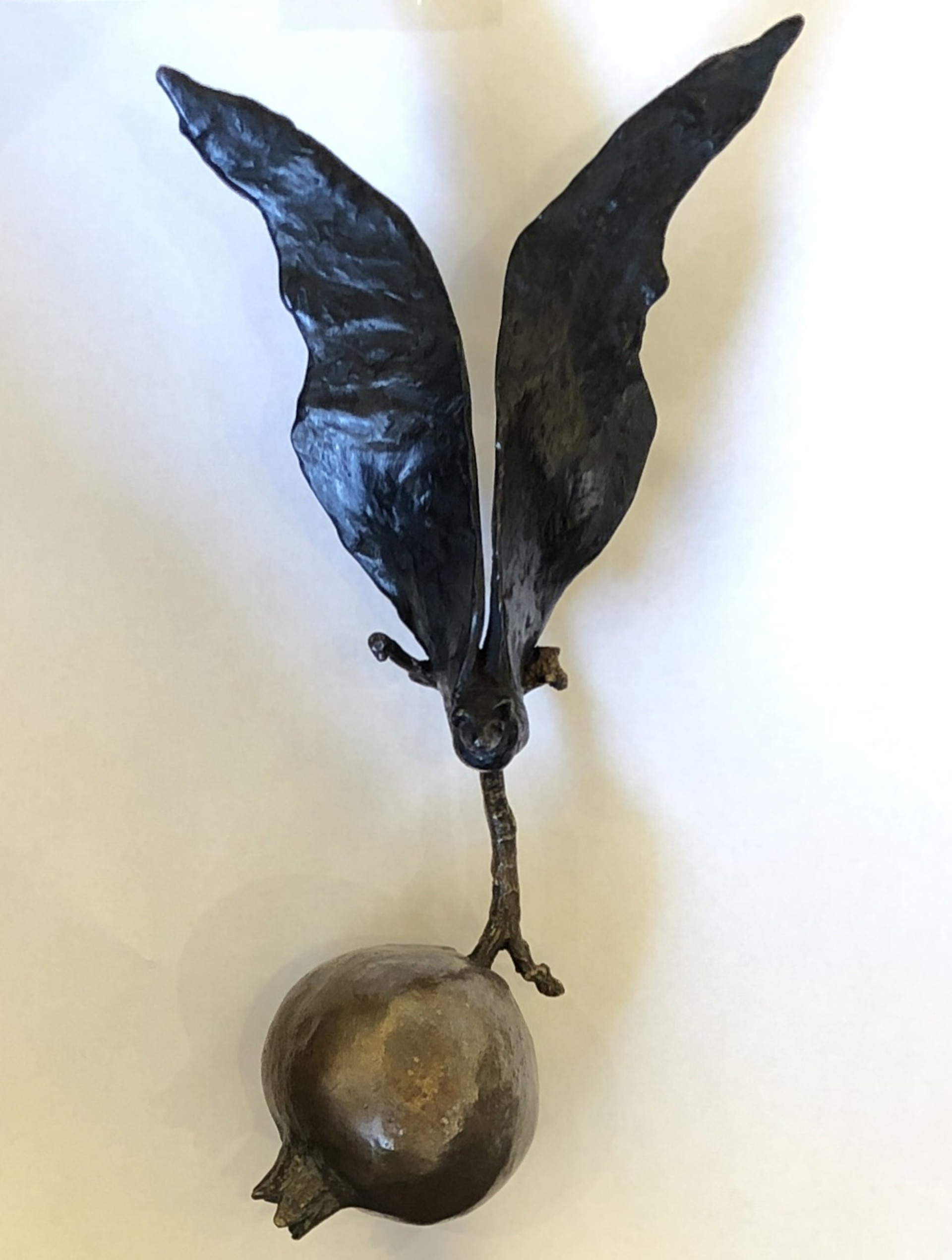 Bat with Pomegranate by Copper Tritscheller