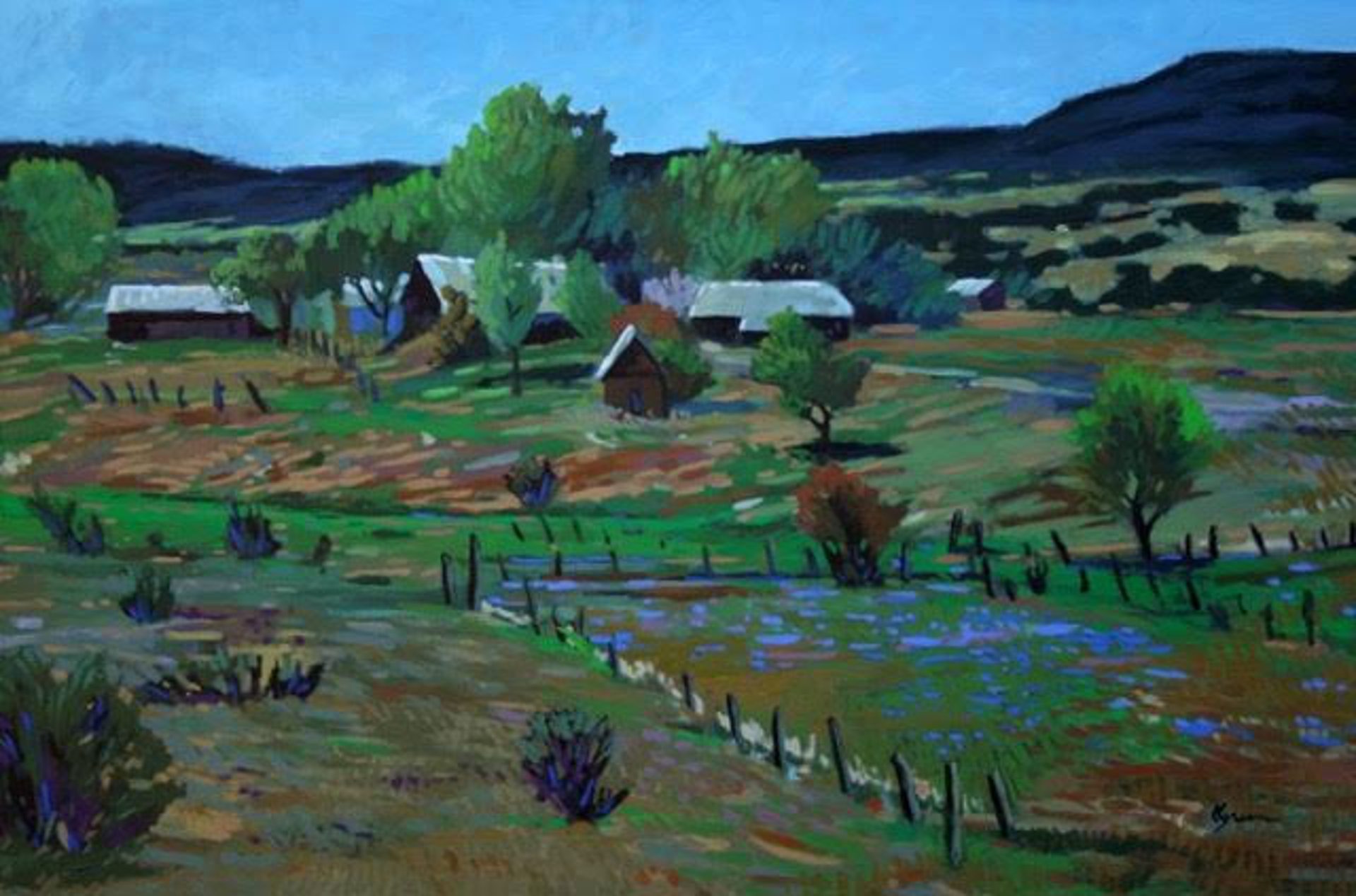 Springtime in the Foothills by Kenneth Green