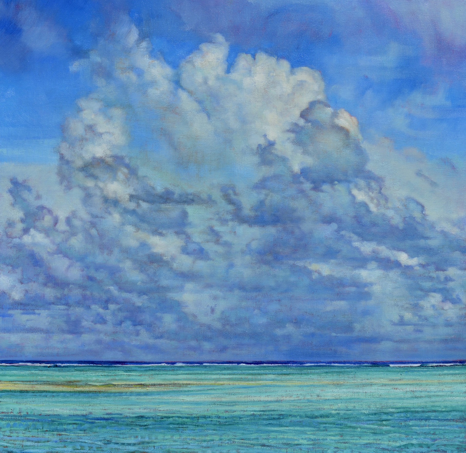 Tahiti Cloud Sky by Caroline Zimmermann