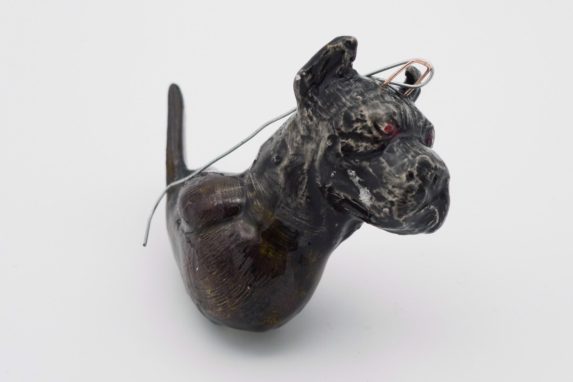 Dog Head Bird Ornament by Craig Clifford