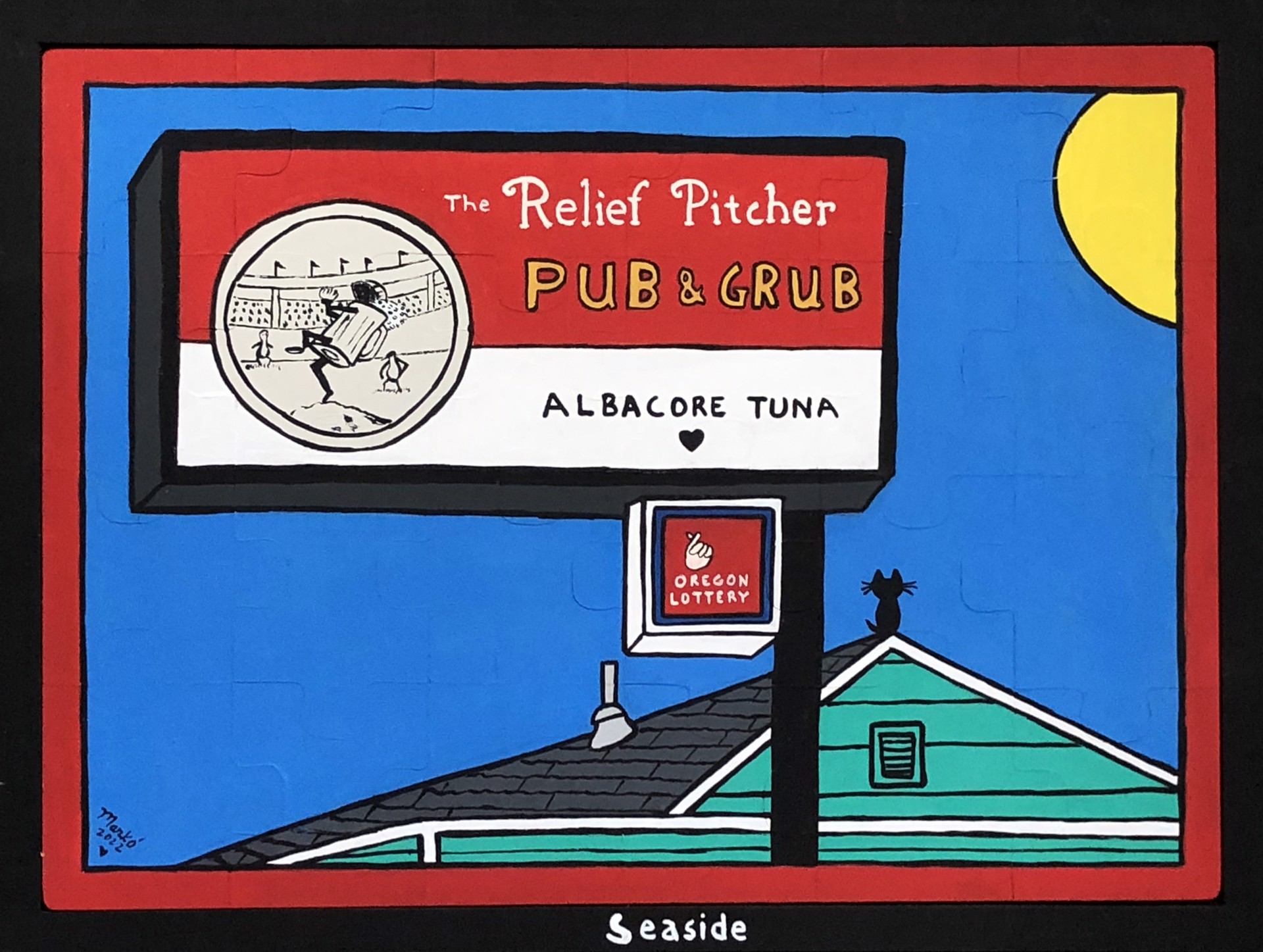 Relief Pitcher Pub by Mark O'Malley