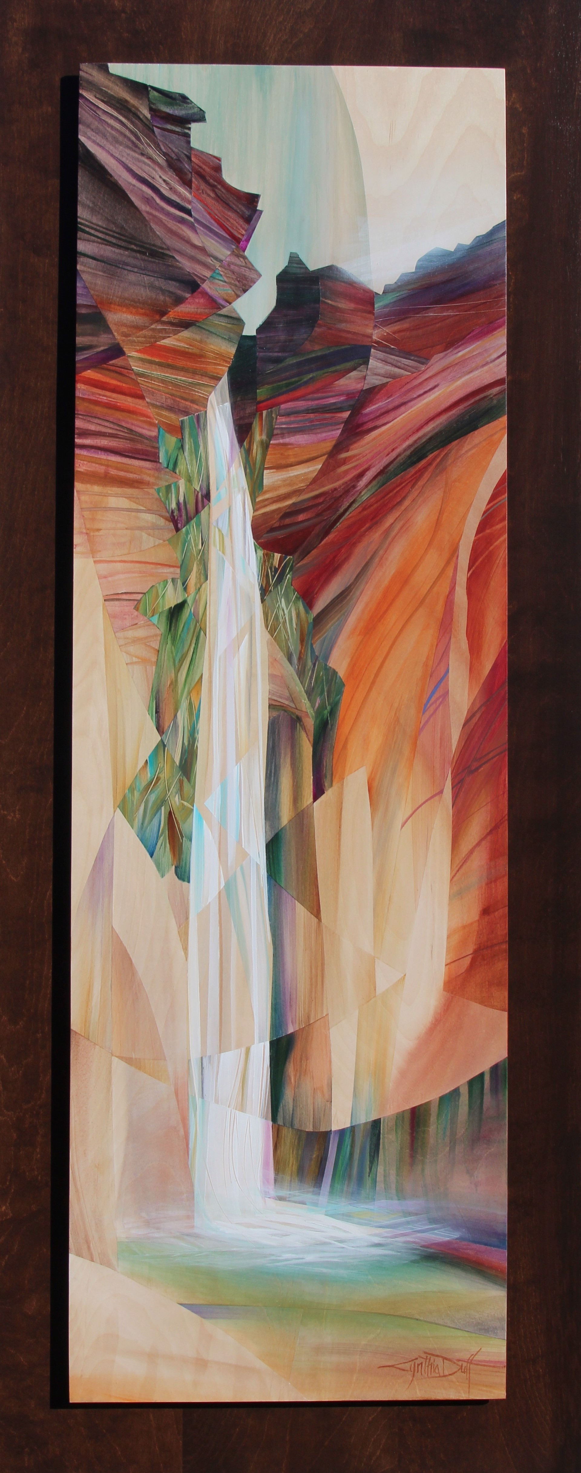 Rietz Commission - Waterfall  by Cynthia Duff
