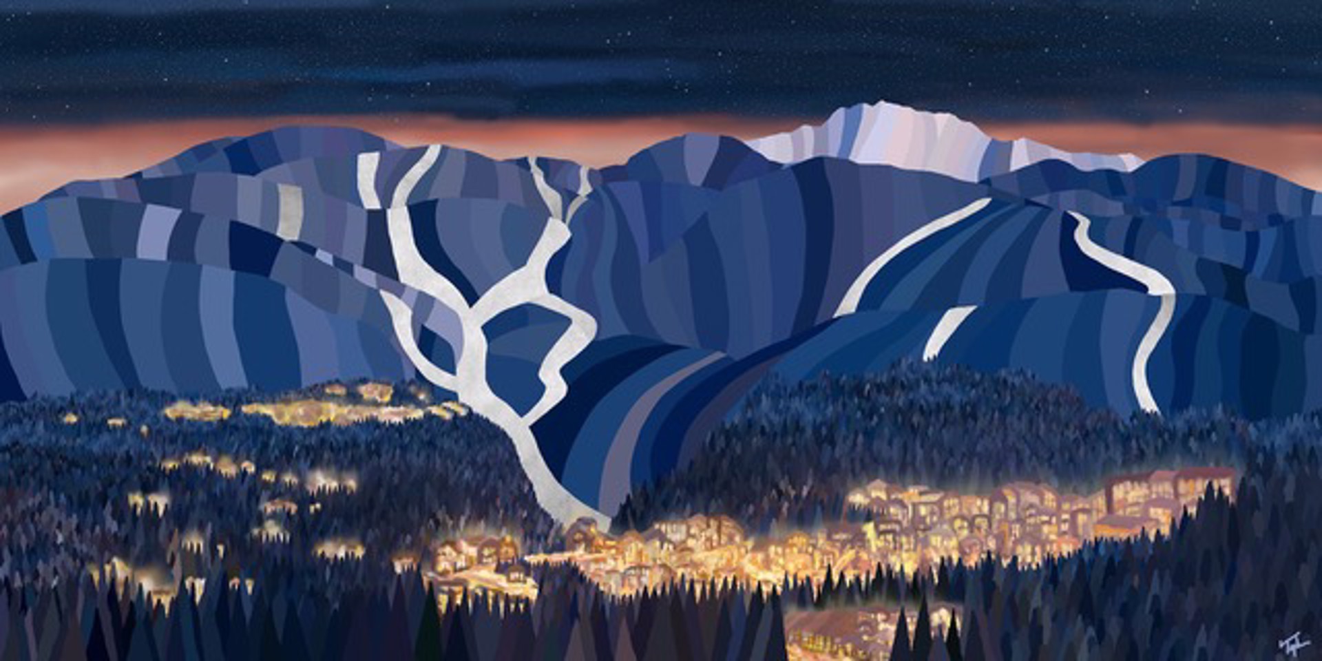 Whistler Lights by Topher Straus