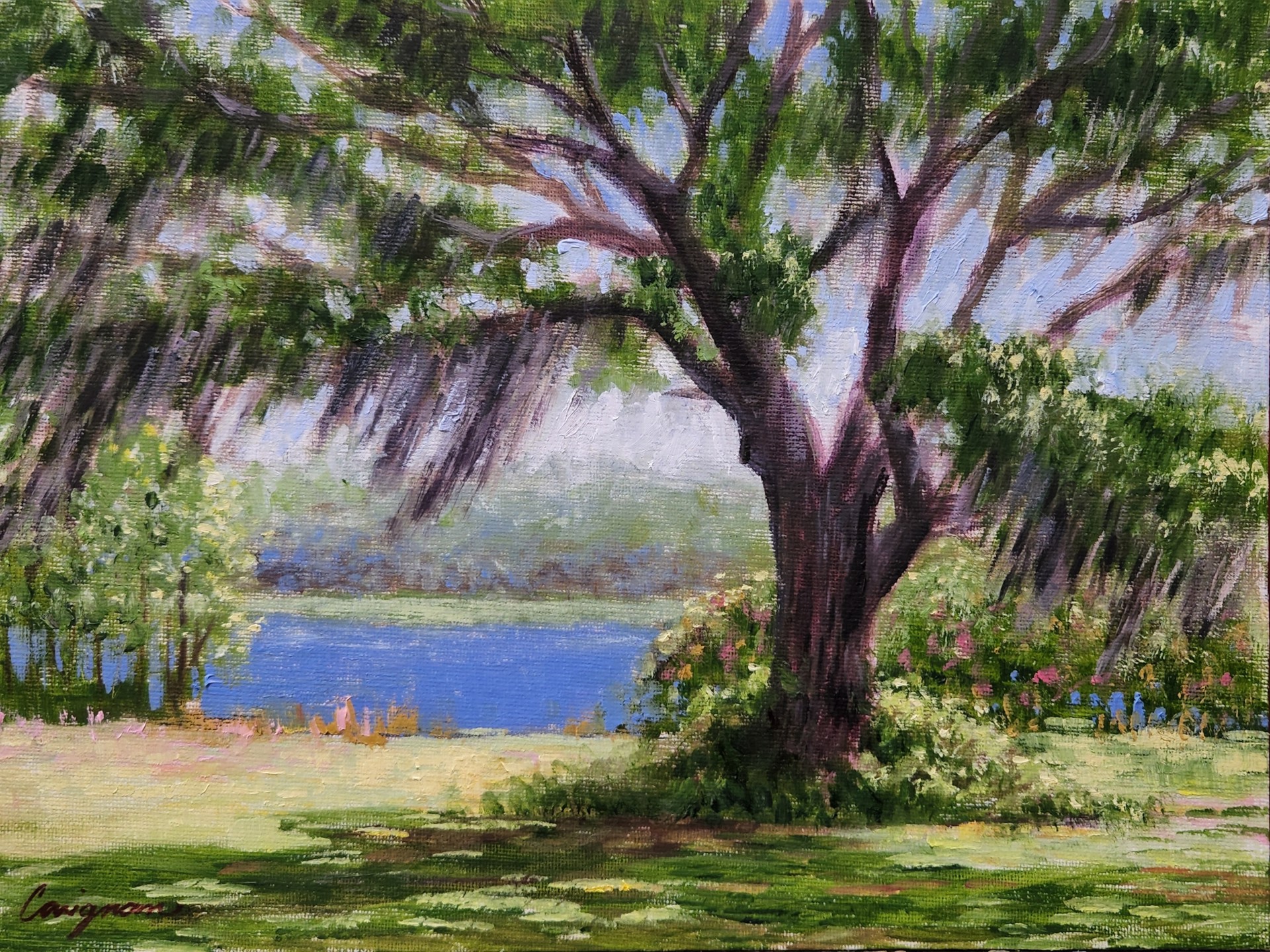 Oak By The River by Todd Carignan