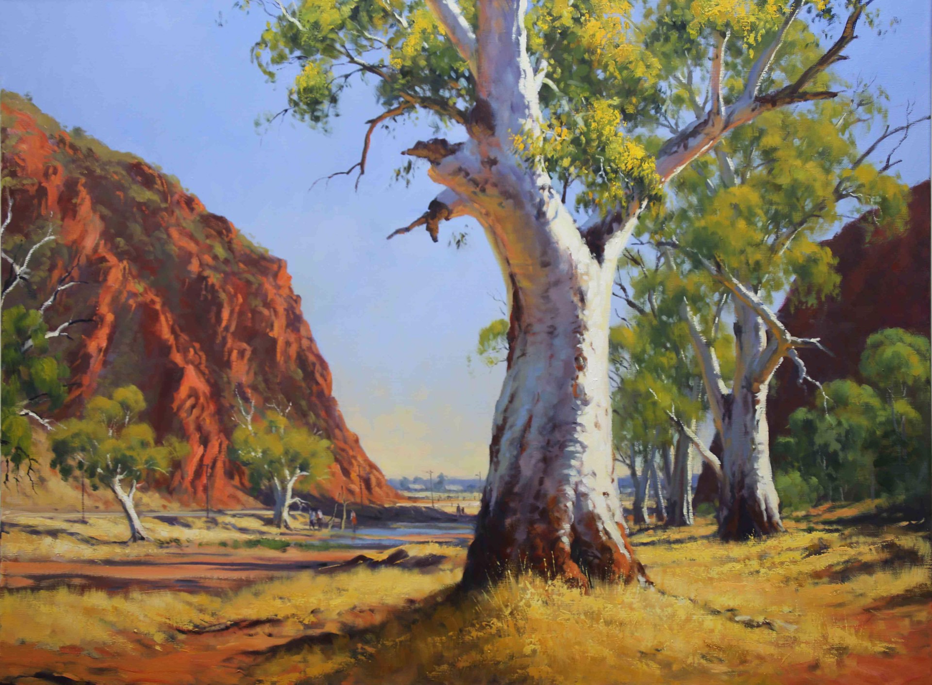 Entering Alice Springs by Ted Lewis