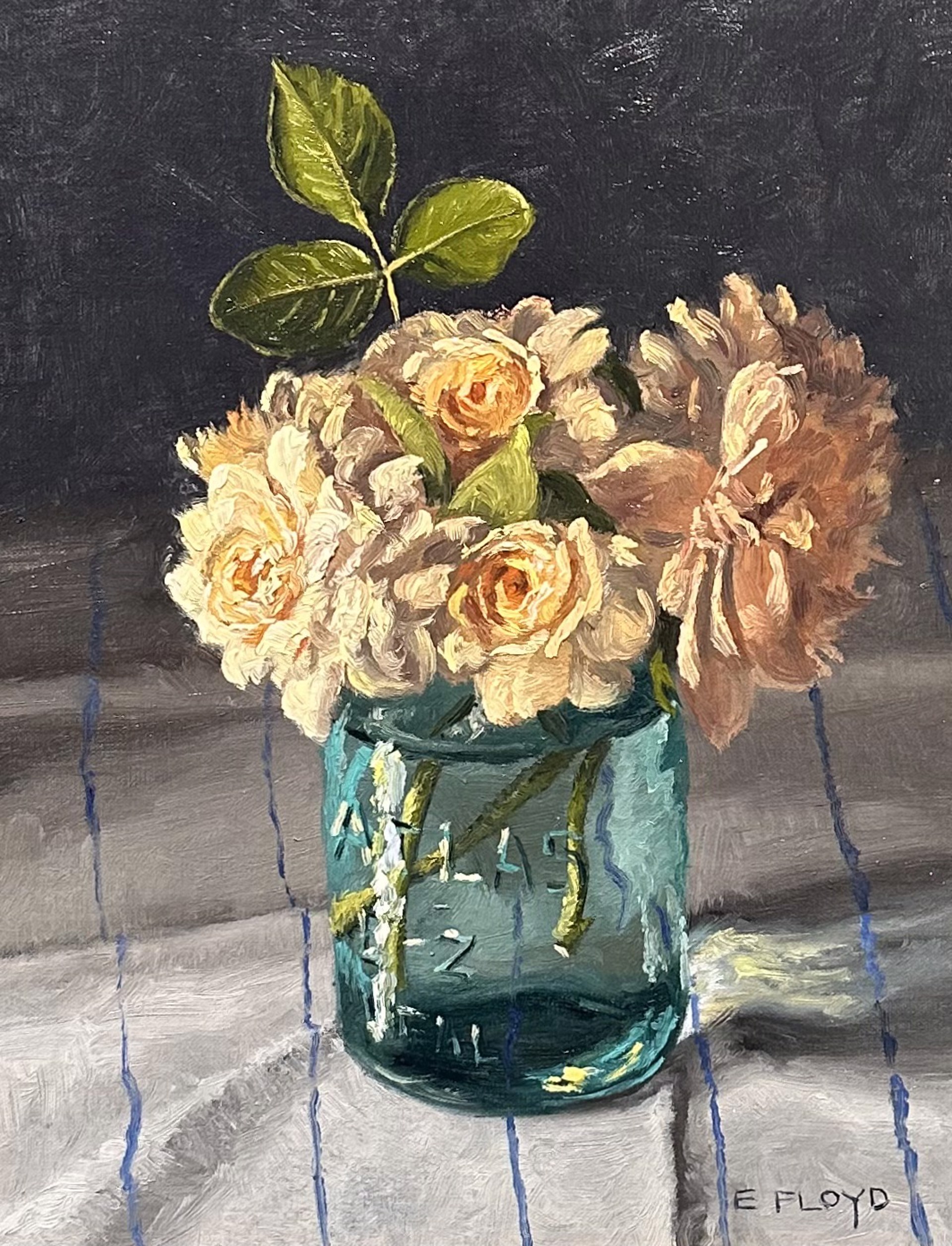 Port Sunlight Roses by Elizabeth Floyd