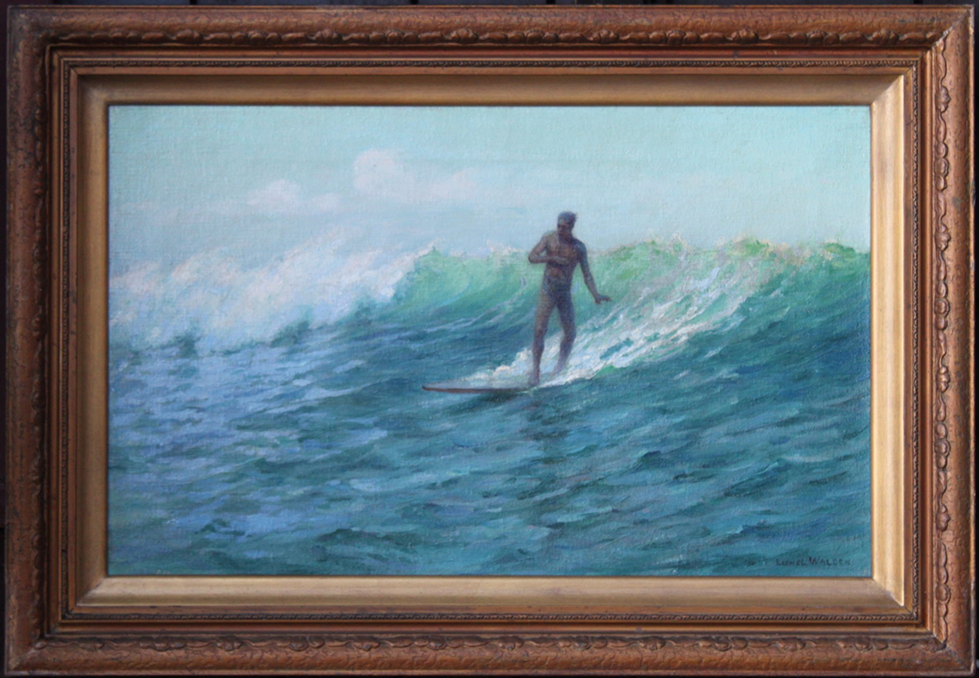 Lone Surfer by Lionel Walden