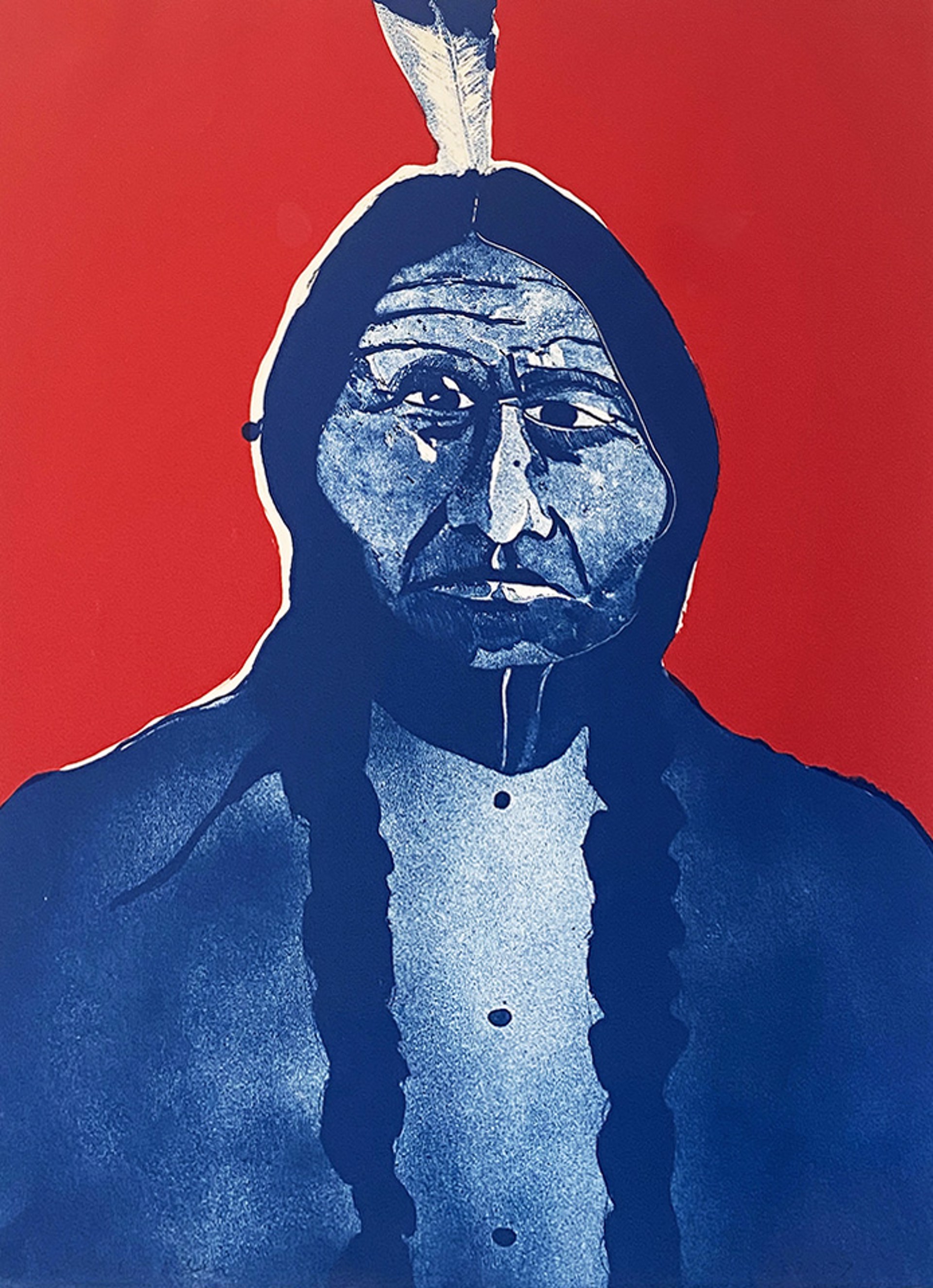 American Indian No 2 by Fritz Scholder