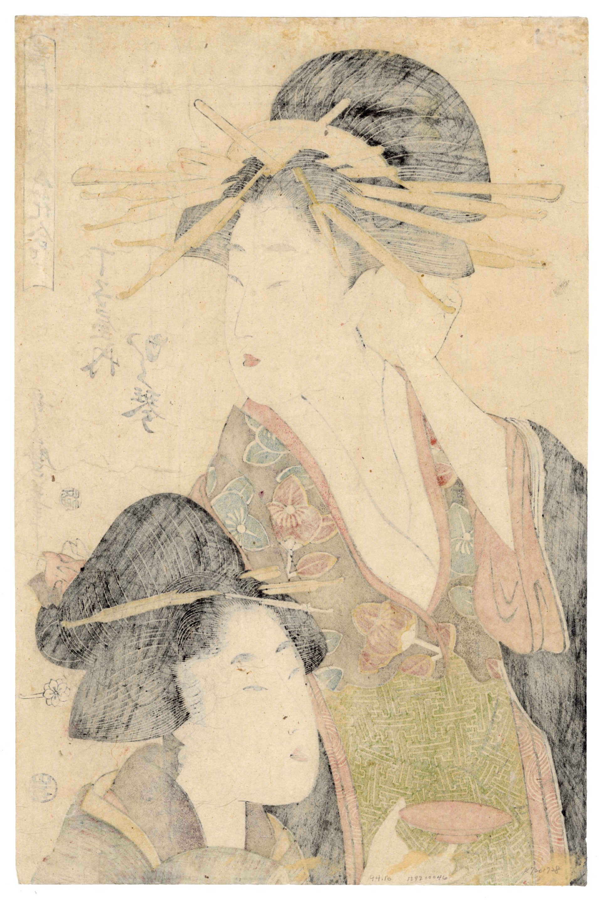 Karagoto of the Choji-ya by Utamaro