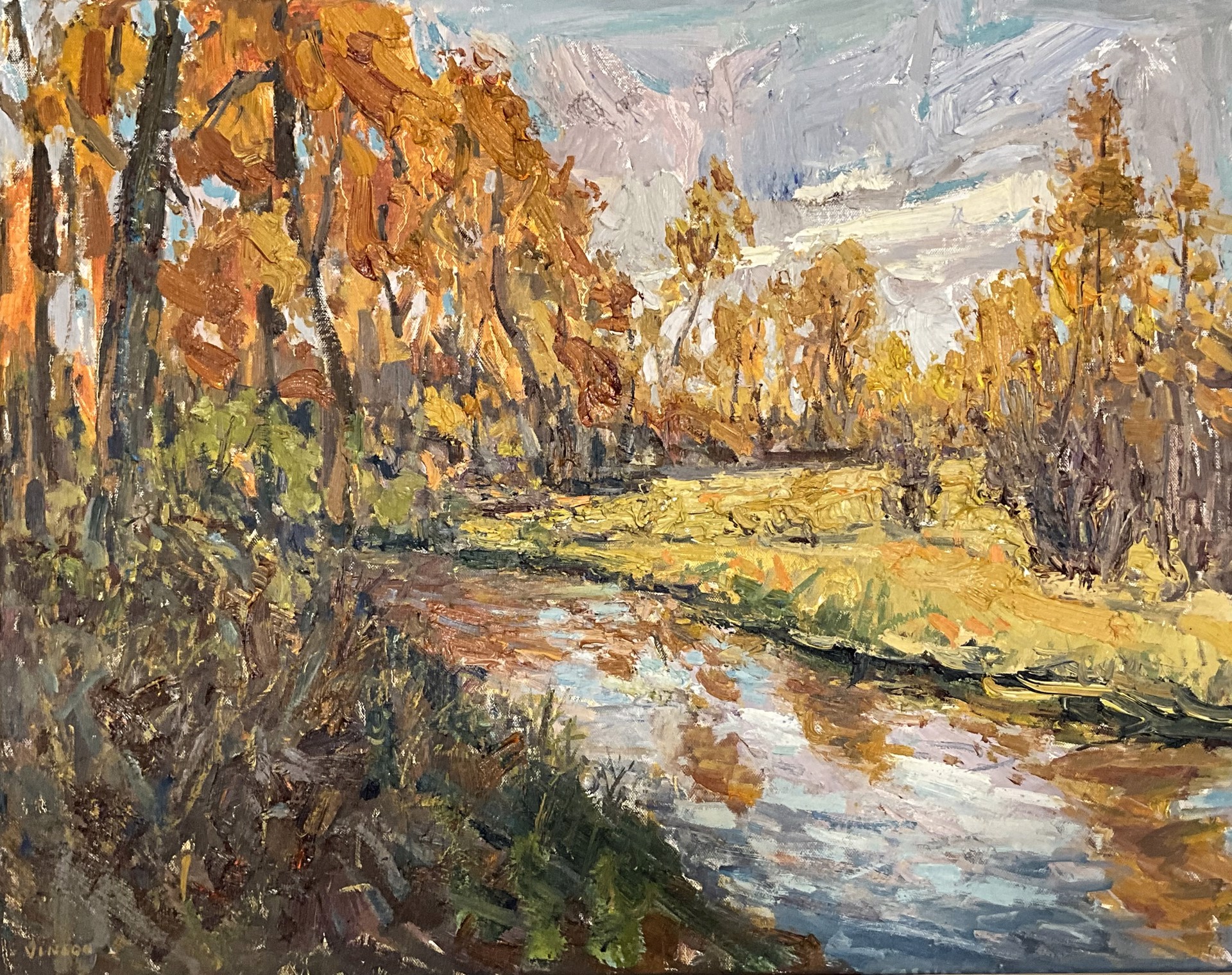 Cottonwoods in Autumn by Turner Vinson