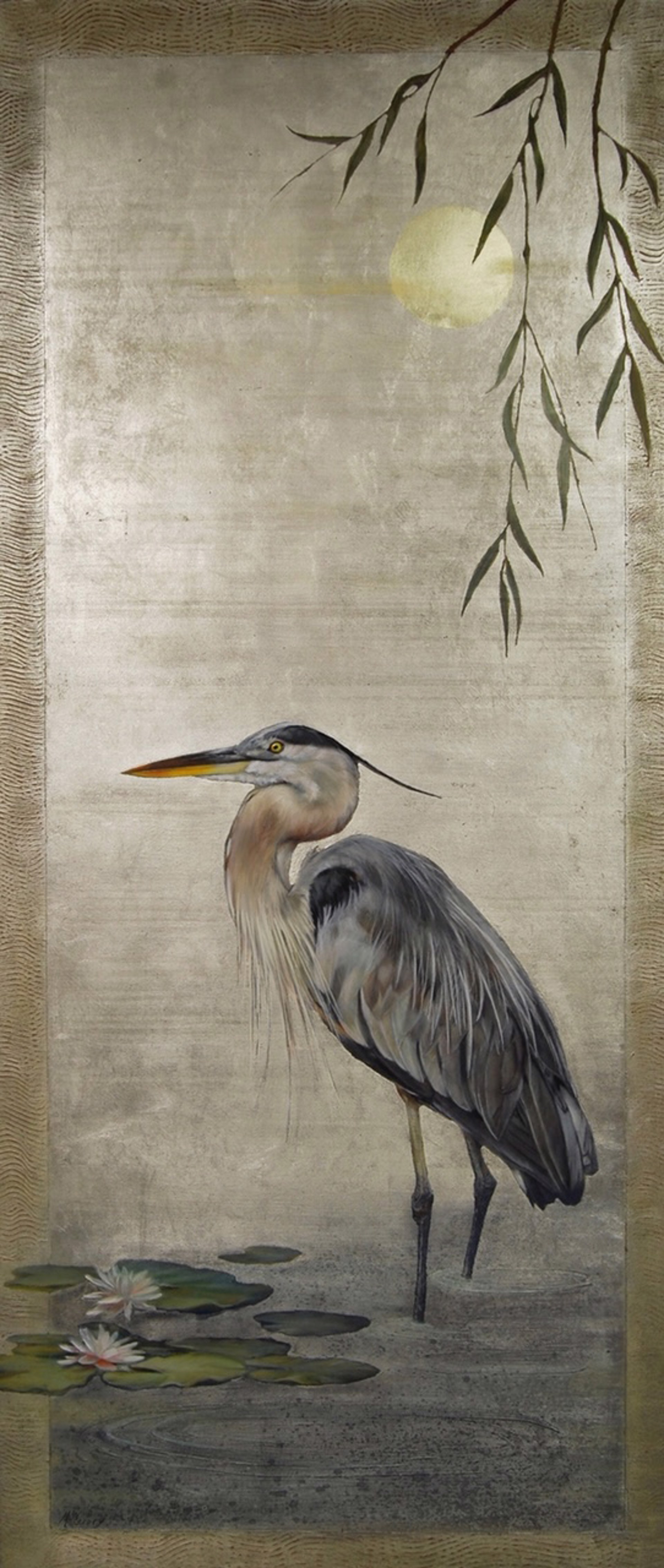Great Blue Heron by Anne McGrory