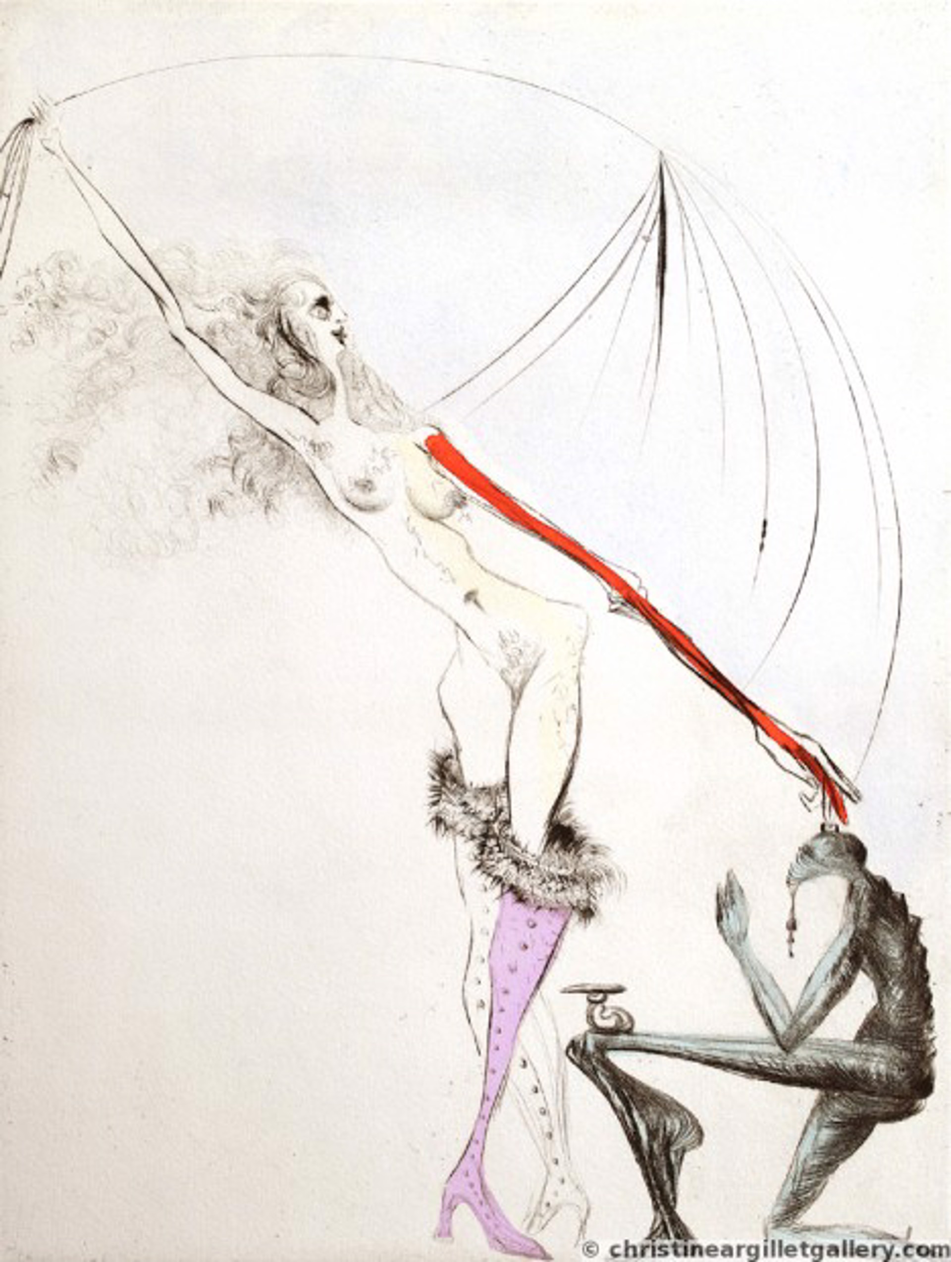 Venus in Furs“The Purple Boot“ by Salvador Dalí