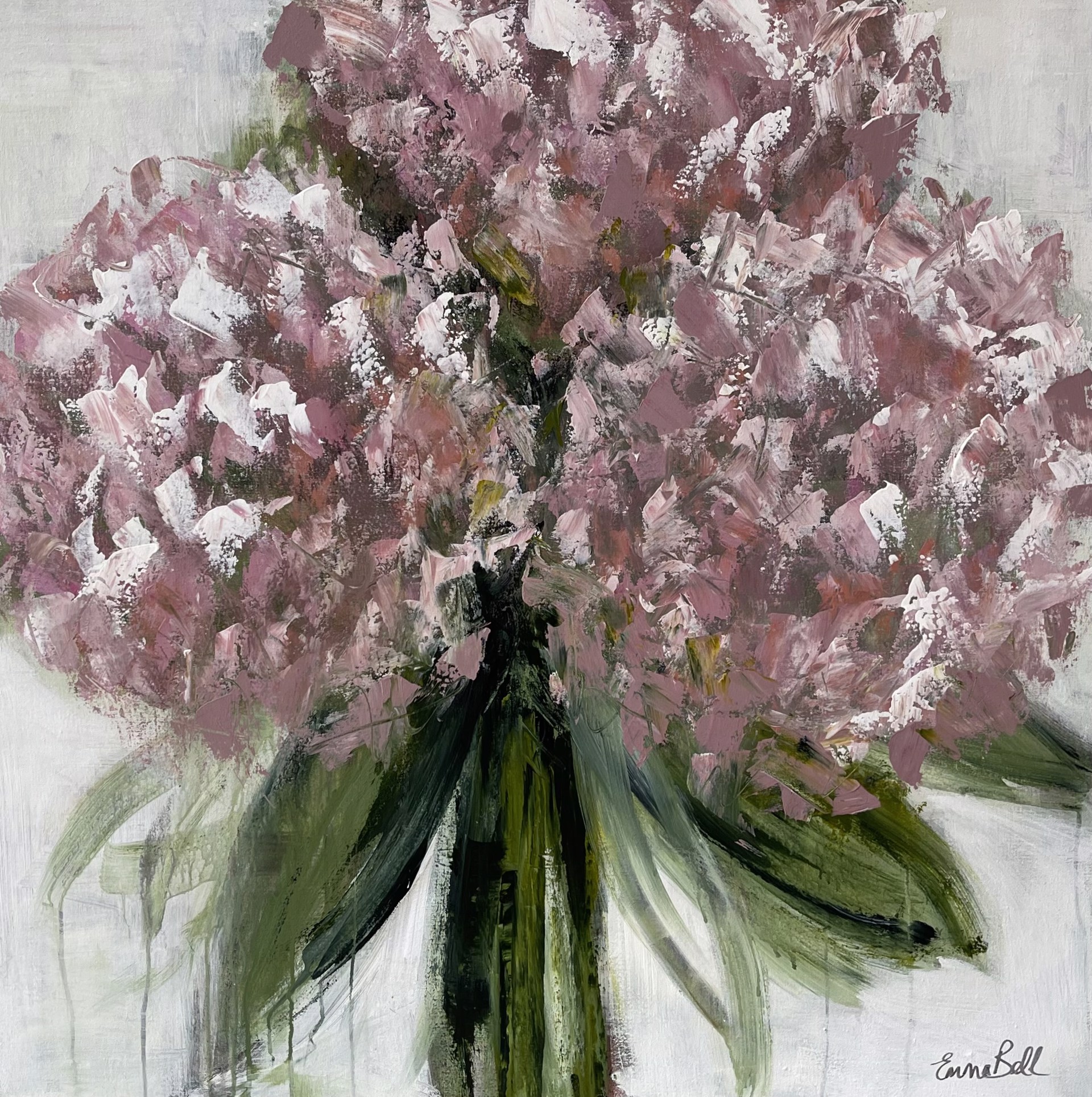 Blush Hydrangea Bunch by Emma Bell