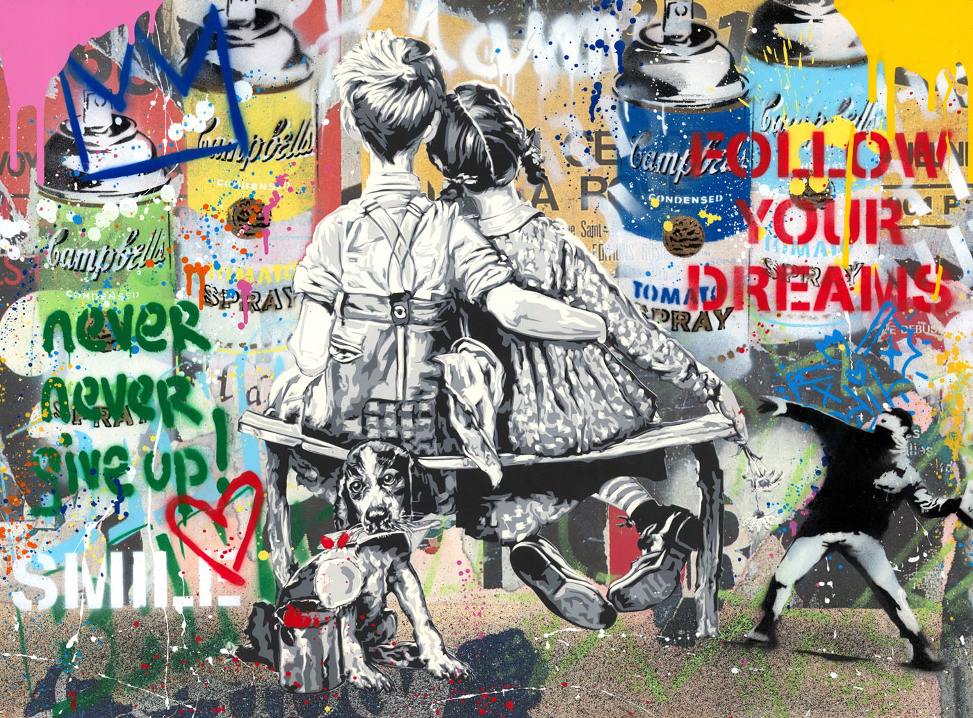 Work Well Together By Mr. Brainwash (b. 1966) | New River Fine Art