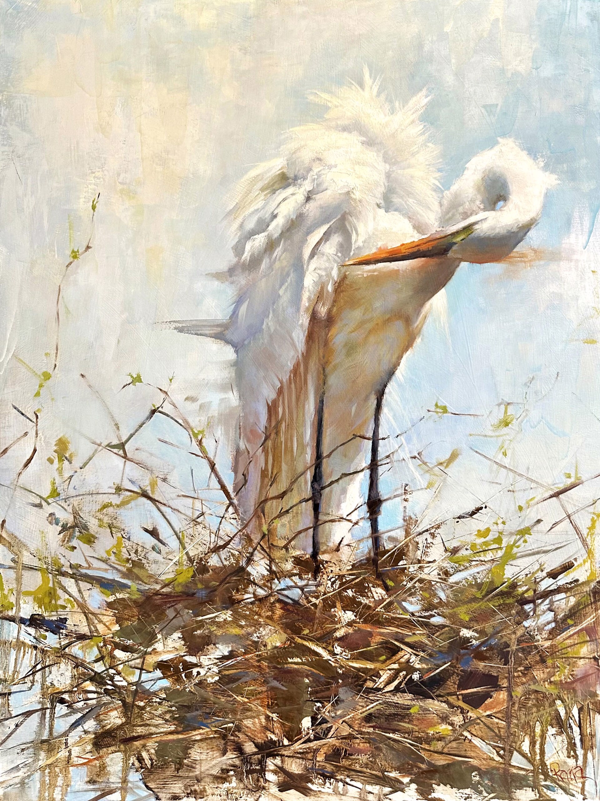 Rana Jordahl "White Tie Affair" by Oil Painters of America