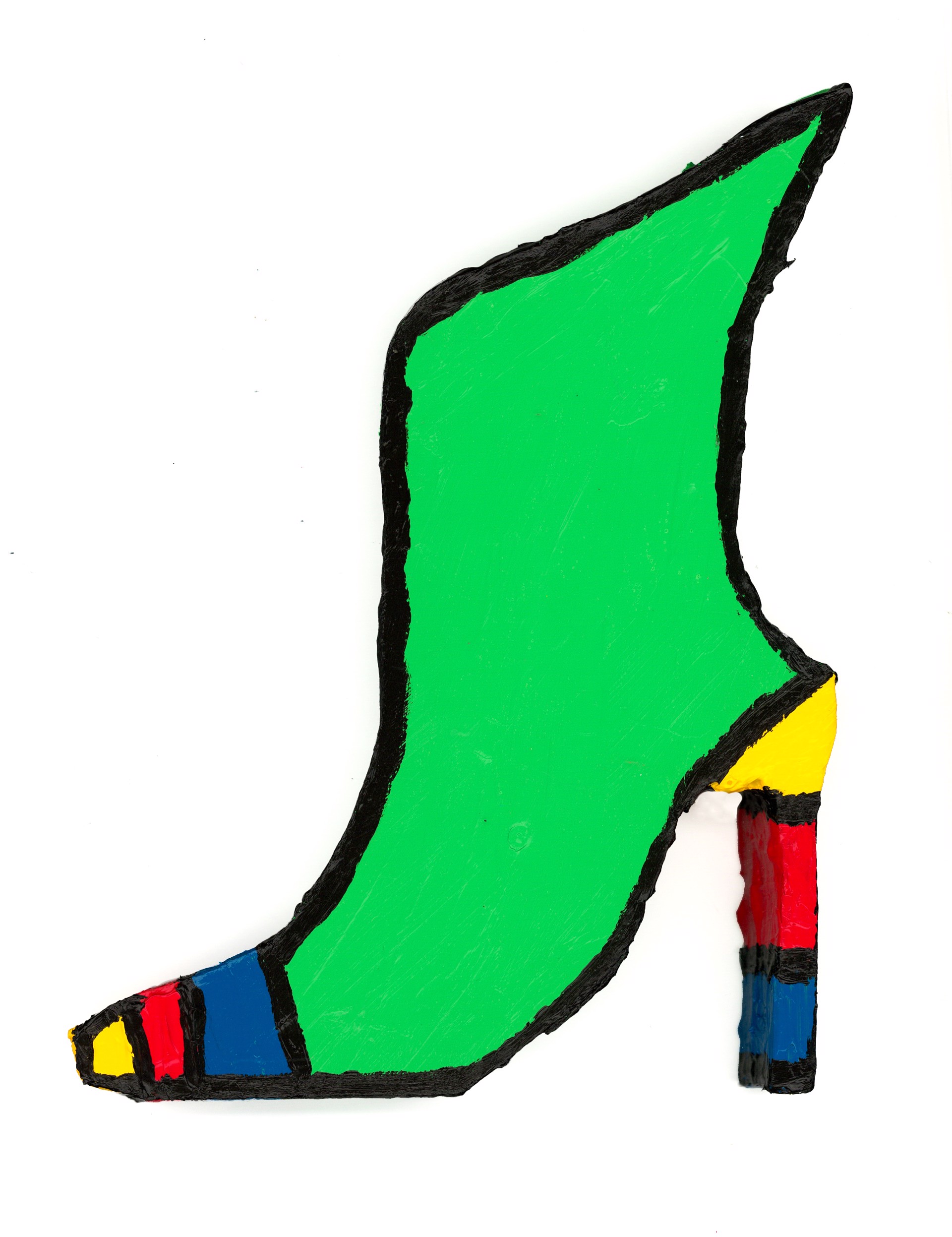 Charlie Visconage -Going Green Heels by Visiting Artist