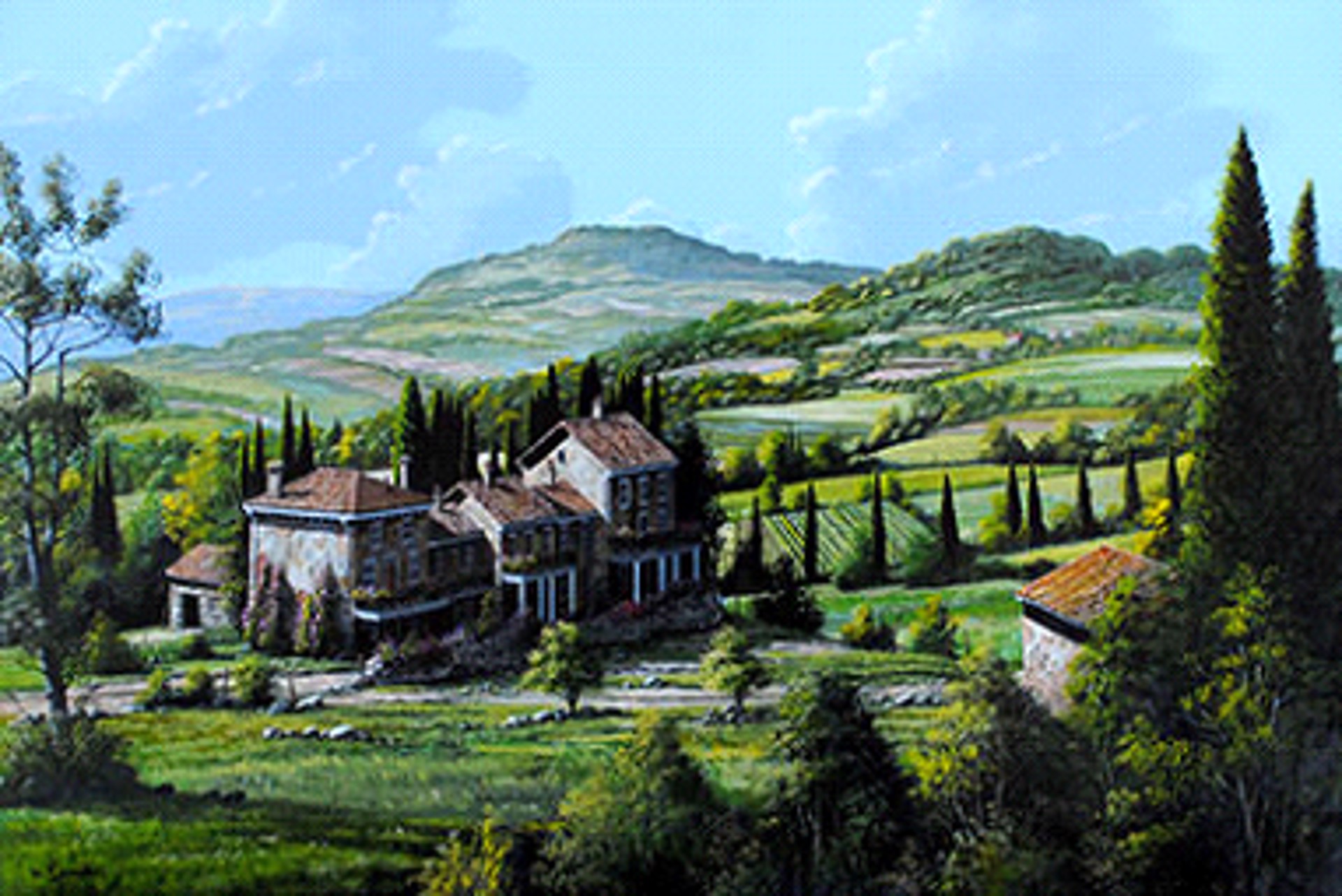 Italian Countryside 182998 by Bill Saunders