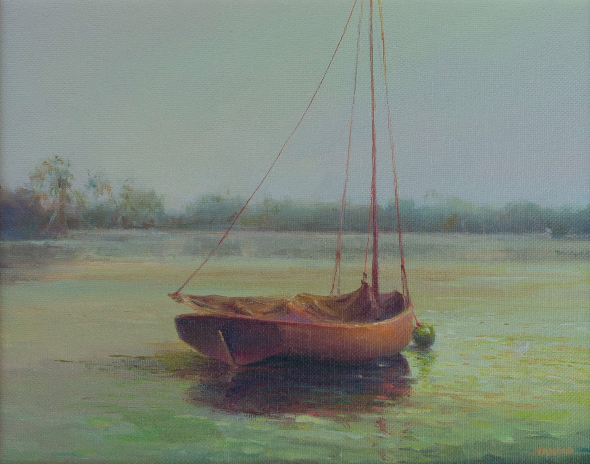 Misty Morning by Arnold Desmarais