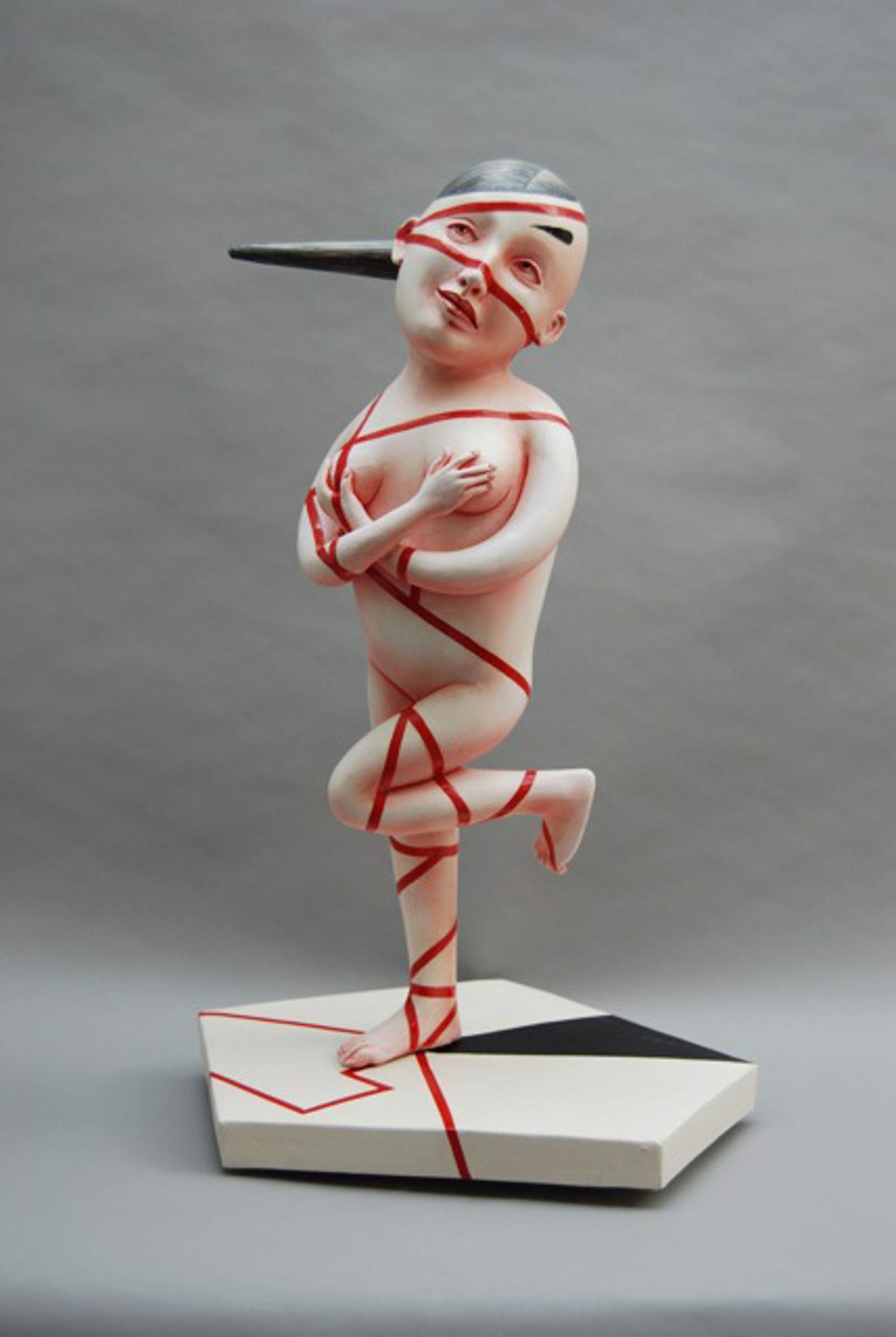 TIED UP IN RED TAPE by Patti Warashina