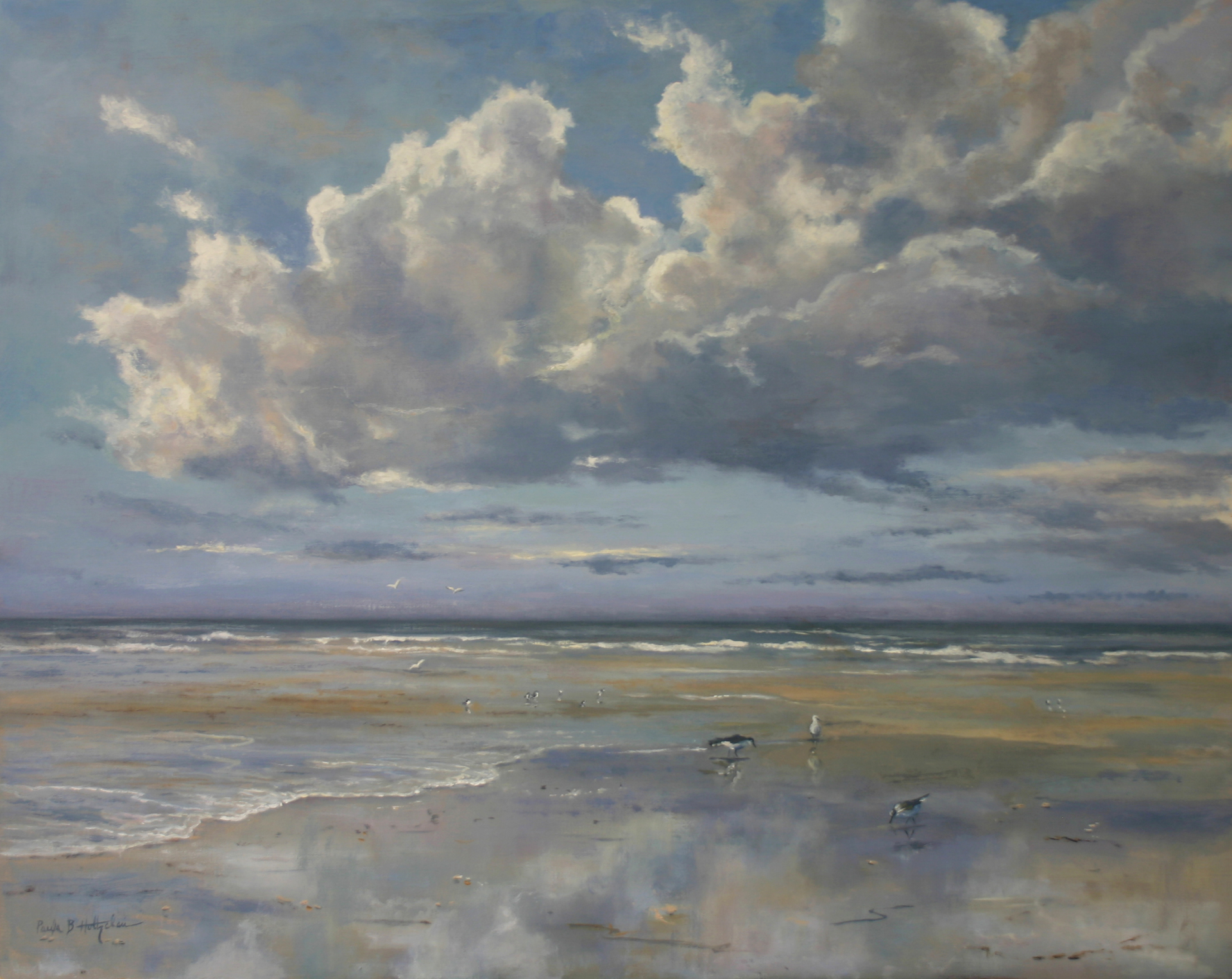 Coastal Reflections by Paula Holtzclaw, opa