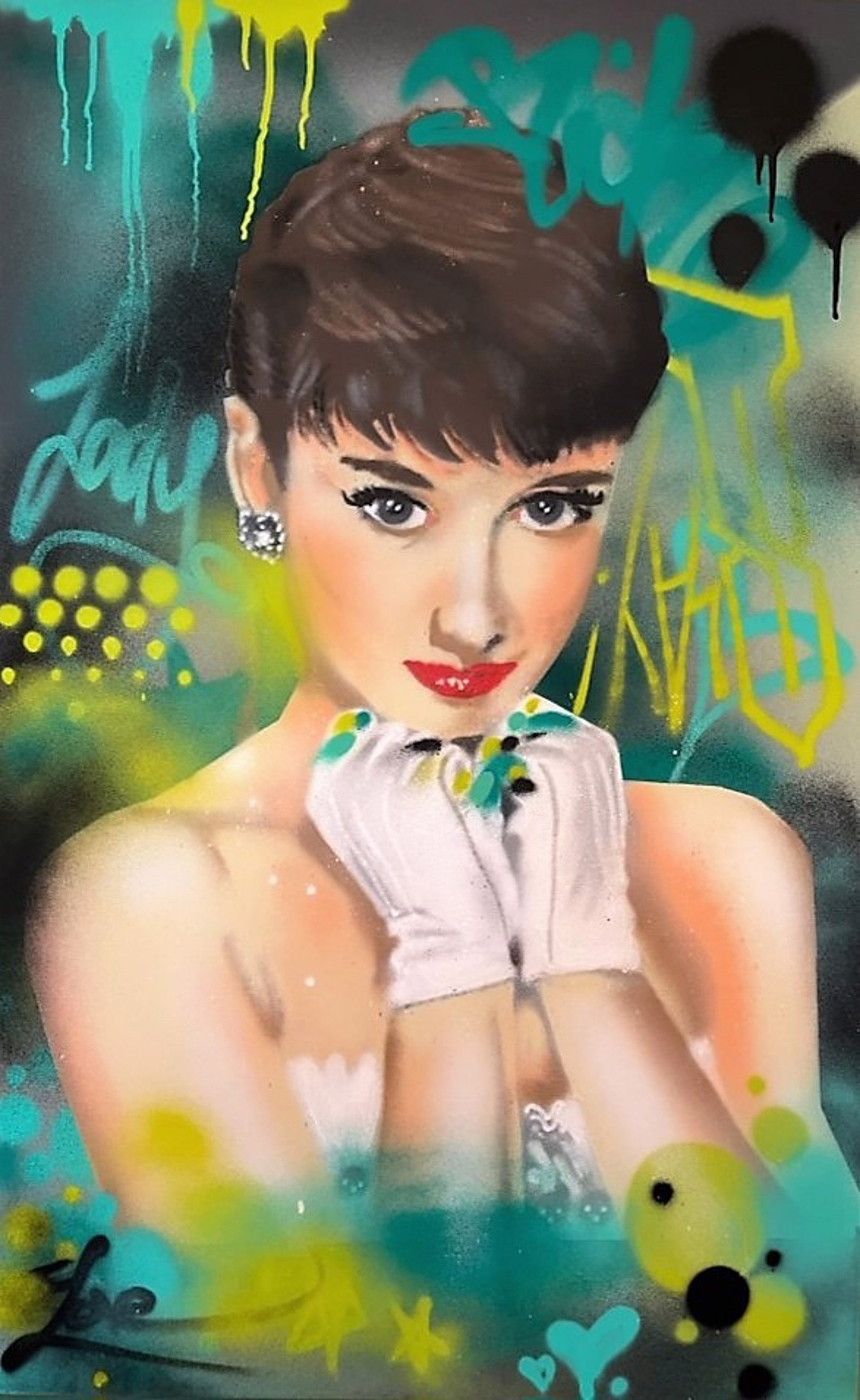 PEPBURN - Homage to Audrey Hepburn from the Hulton archive by MIKE RICH