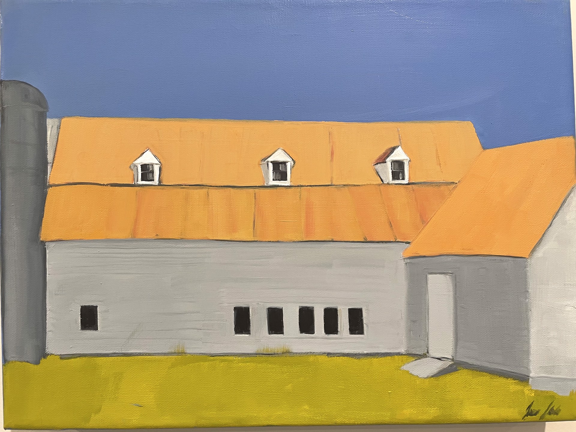 OLD COW BARN by JEAN JACK