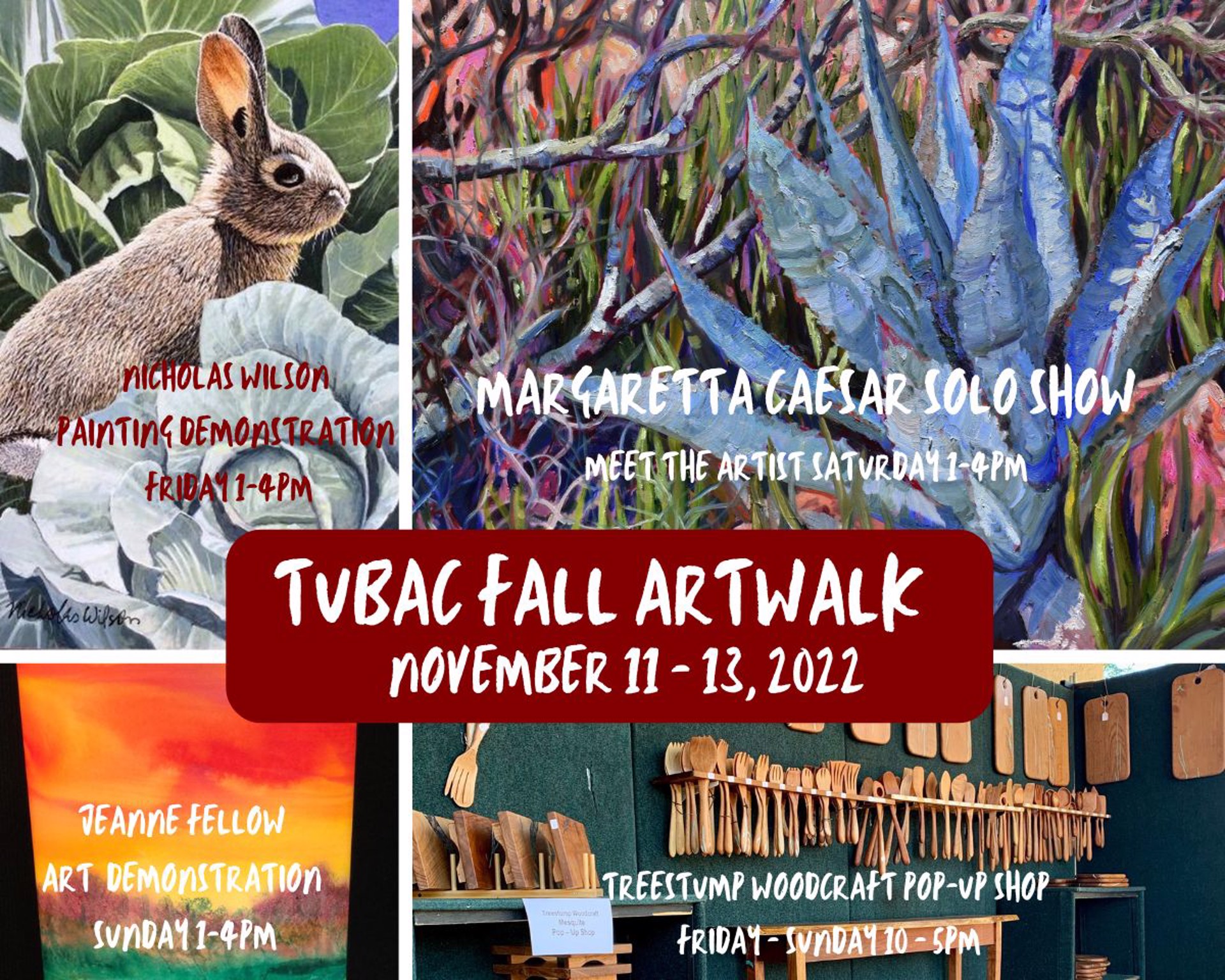 Tubac Fall Artwalk Weekend Overview K Newby Gallery