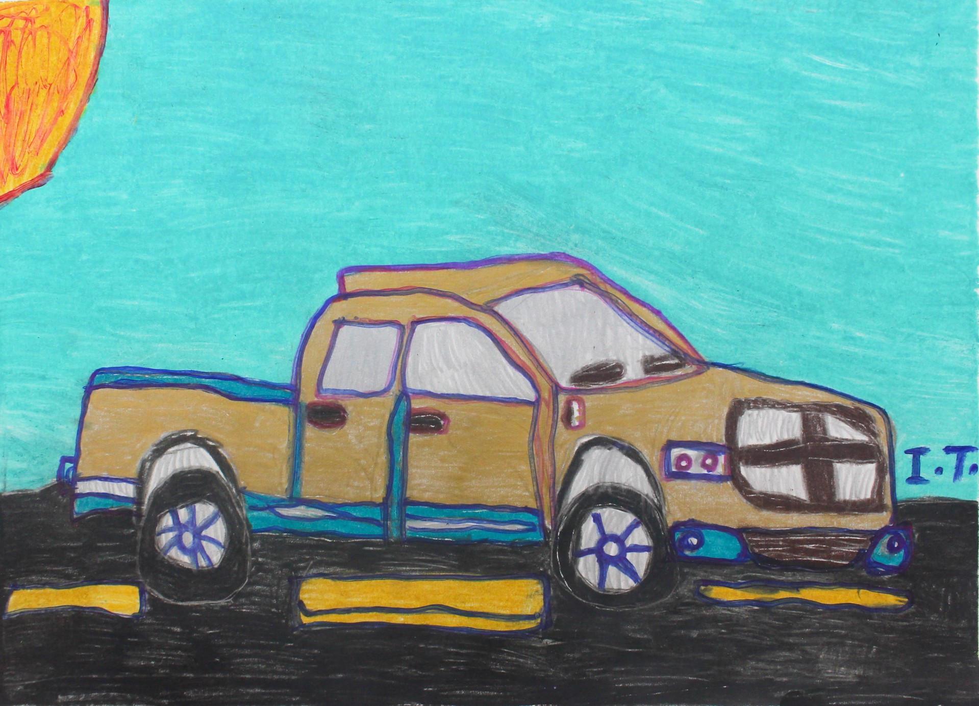 Gold Truck by Imani Turner