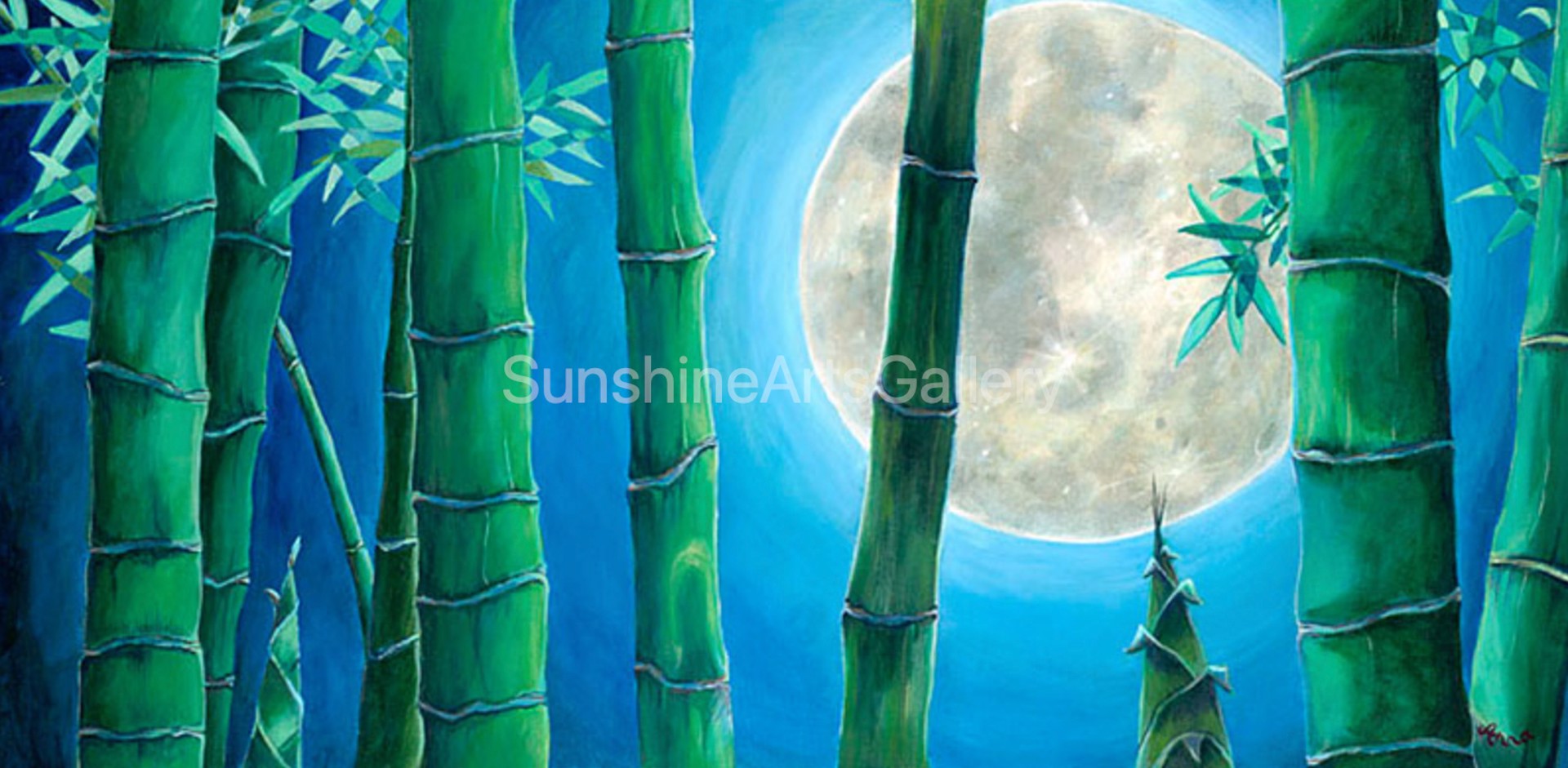 Bamboo Moon by Anna Fuernsteiner