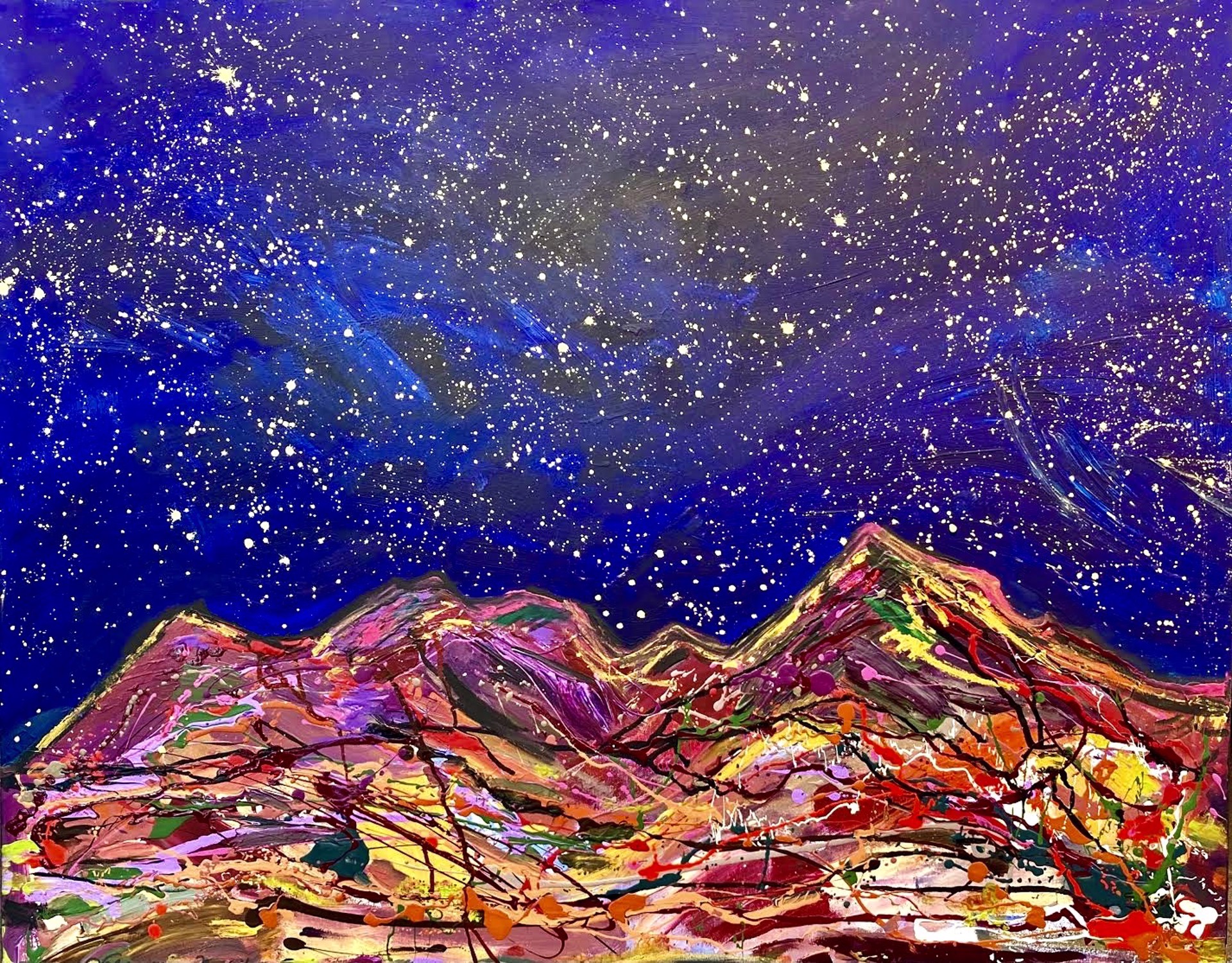 The Stars Are Out Tonight-SOLD by Jessamine Narita