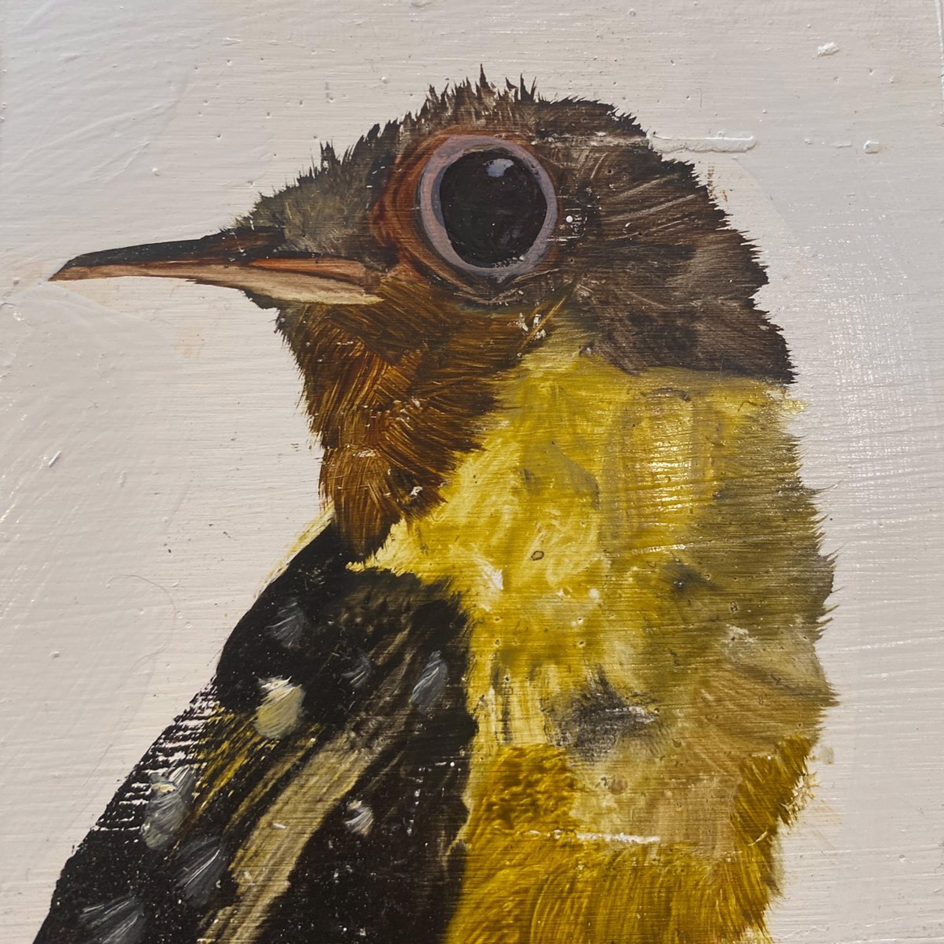 Bird Block (yellow) by Diane Kilgore Condon