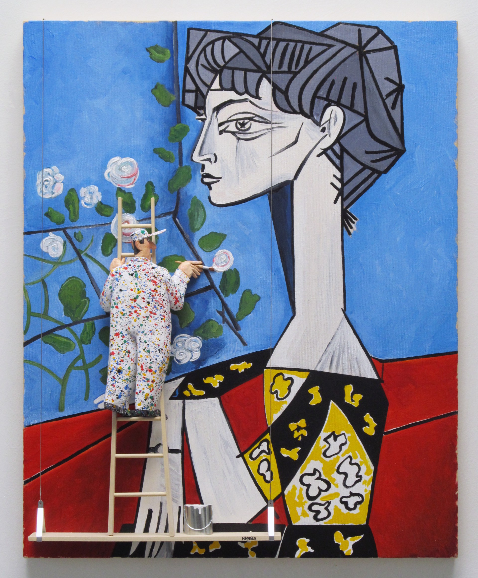 Jacqueline with Flowers (Picasso) by Stephen Hansen