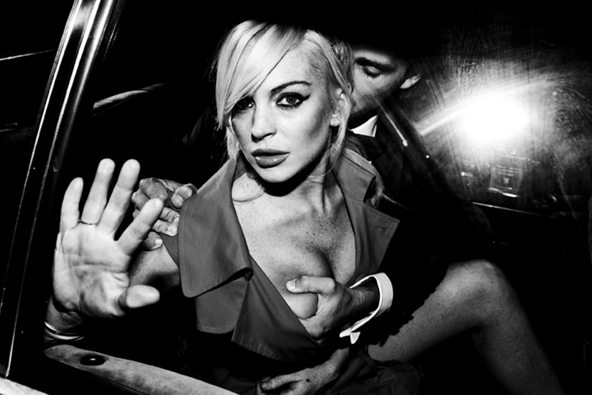 Lindsay Lohan Grab by Tyler Shields