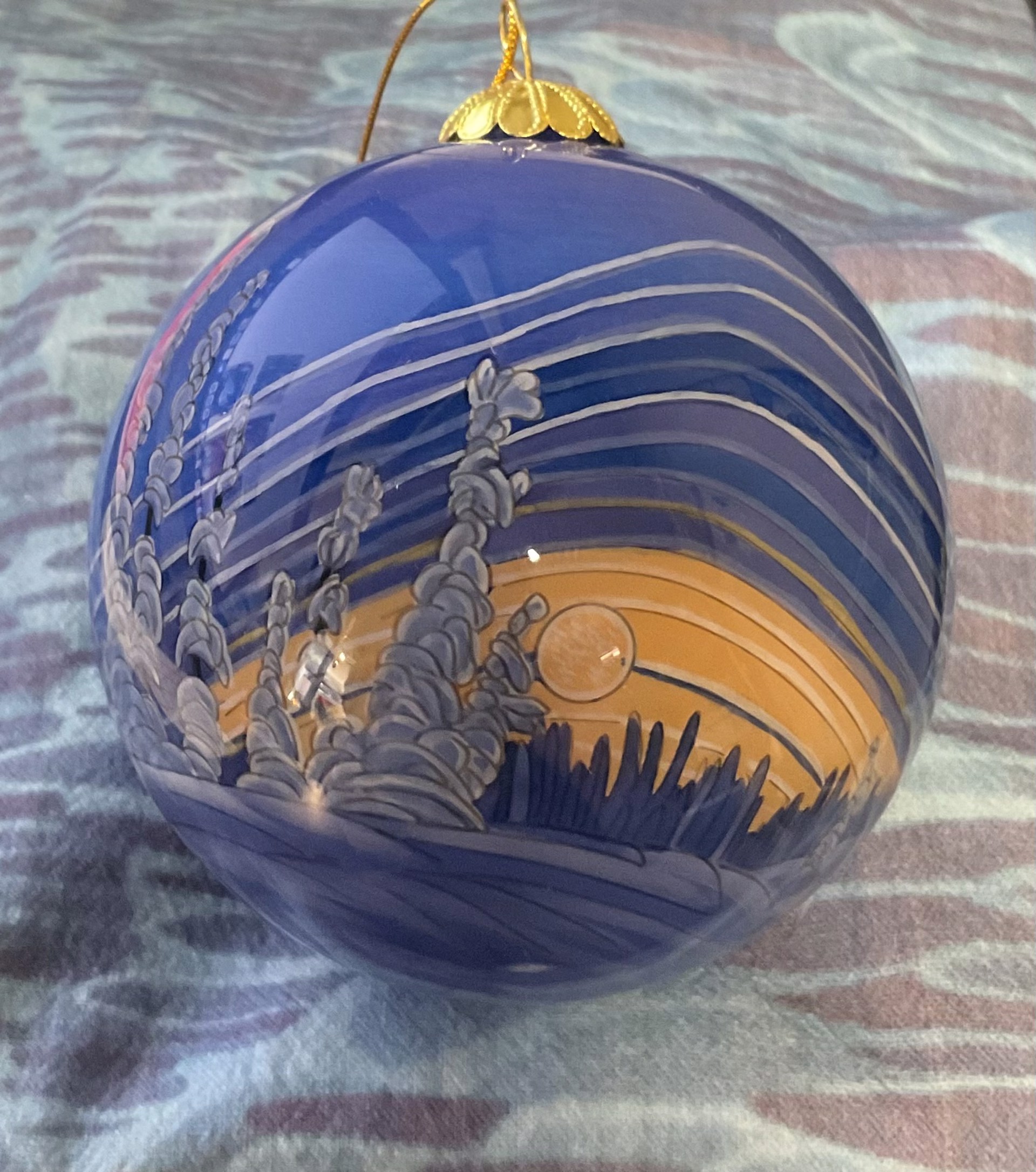 The Moon of Twilight Ornament by Robbie Craig