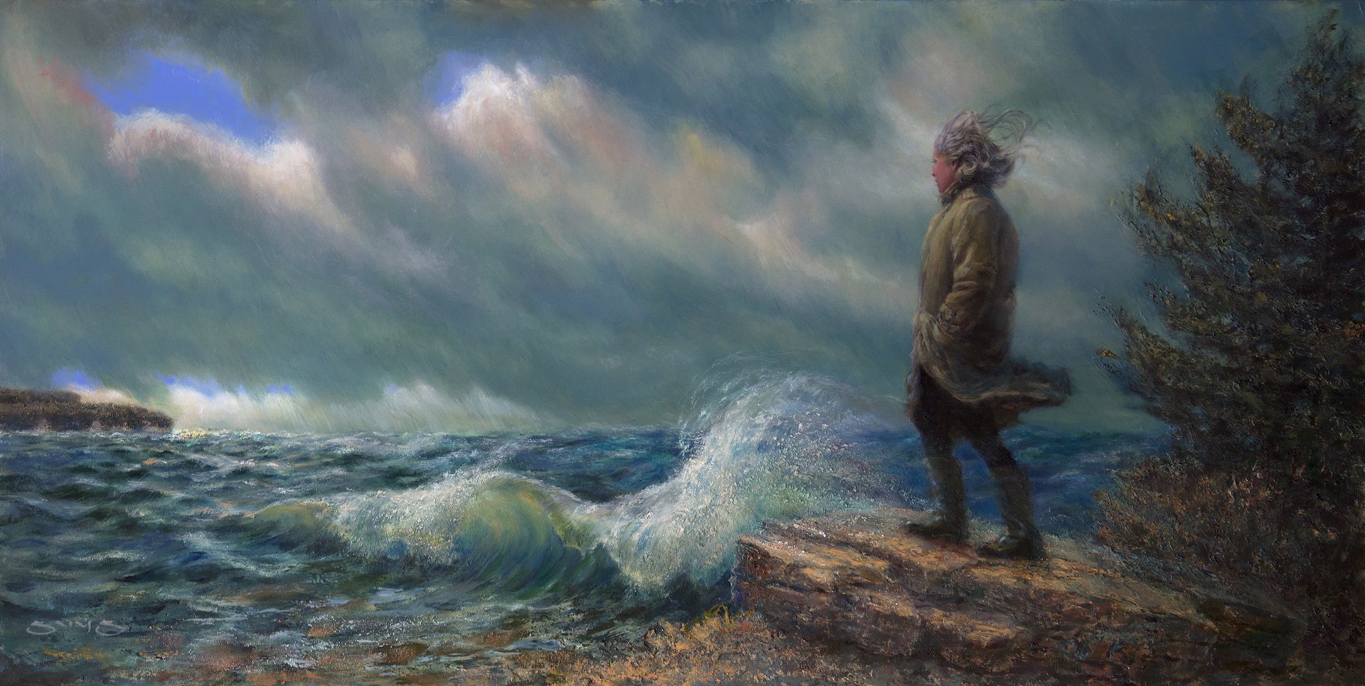 William A. Suys Jr., OPAM "The Breaking Storm" by Oil Painters of America