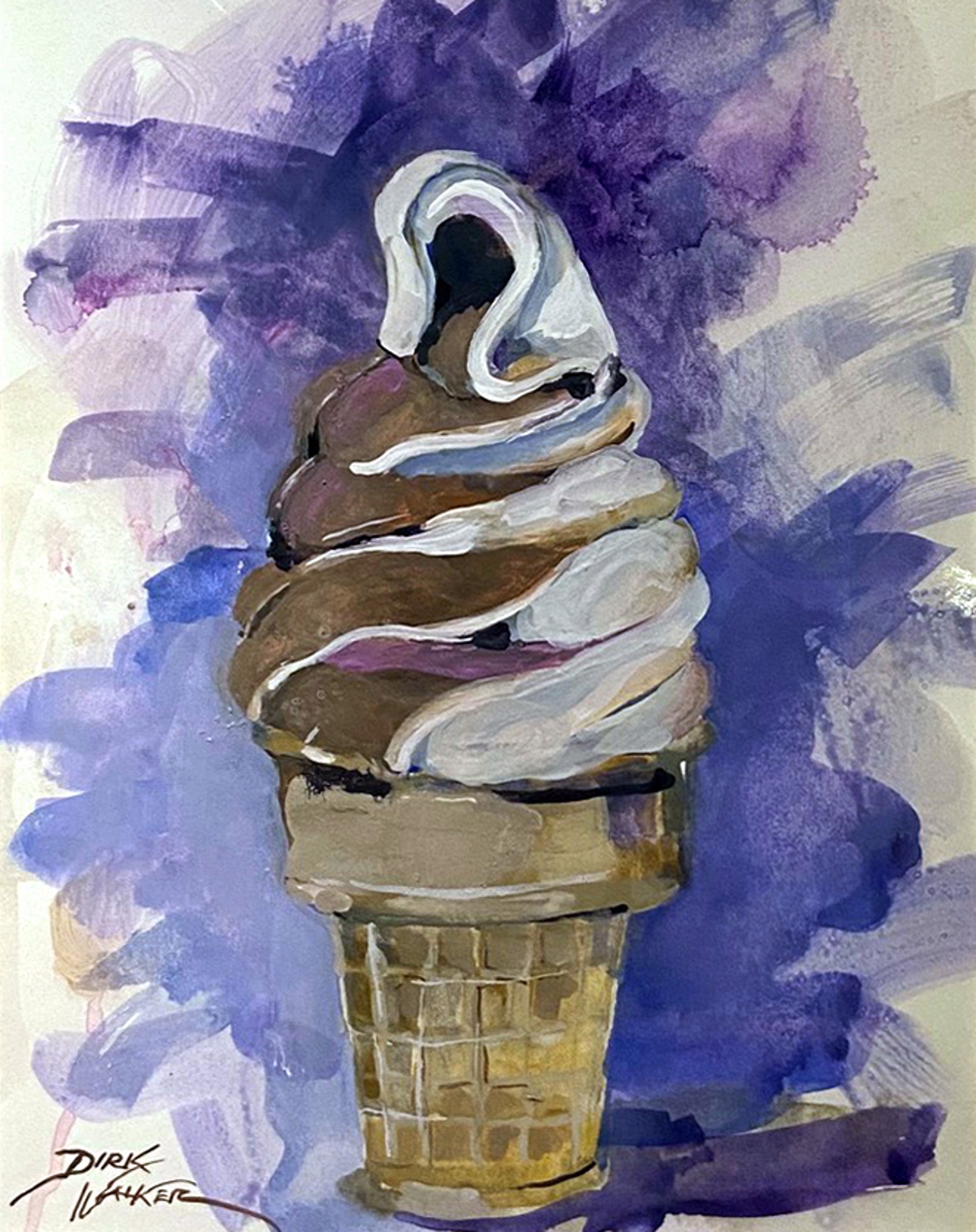 Swirl Cone by Dirk Walker